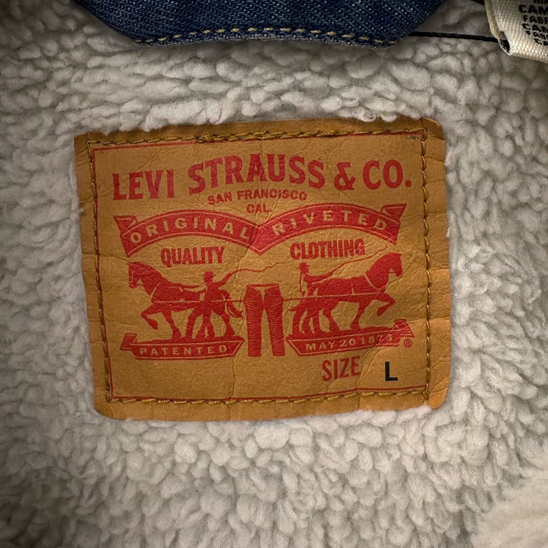 리바이스 쉐르파 타입3 보아라이닝 데님 트러커 자켓 중청 N286 상품이미지5