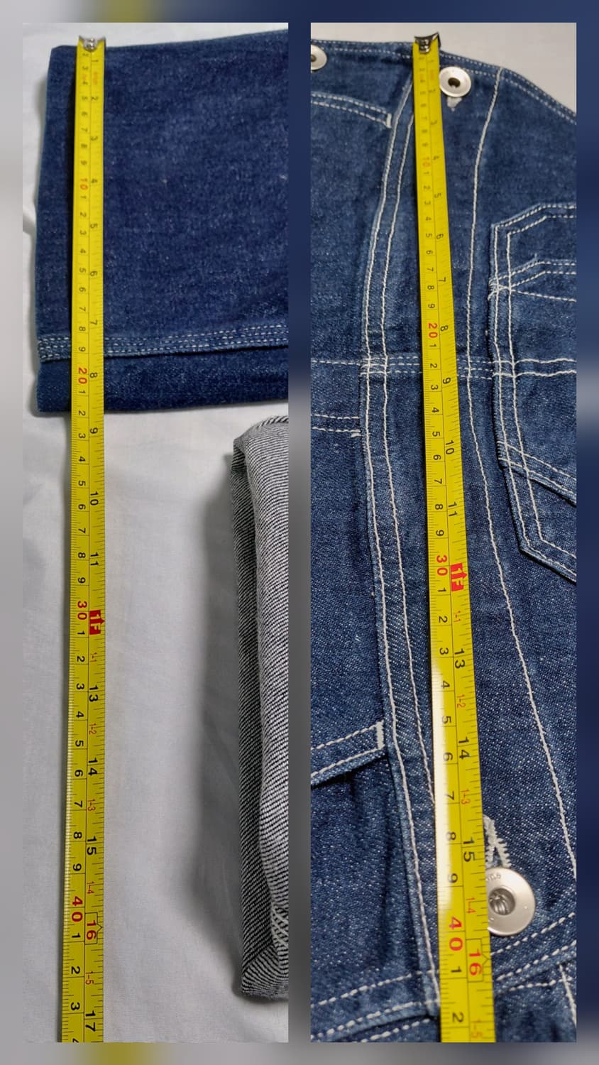 랙앤본(rag & bone) 린스 워시 데님 오버롤 (M) 무료배송 상품이미지8