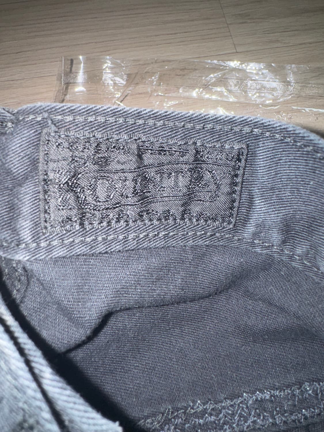 캐피탈 가츠라기 포트 배기 팬츠 블랙(2) 상품이미지5