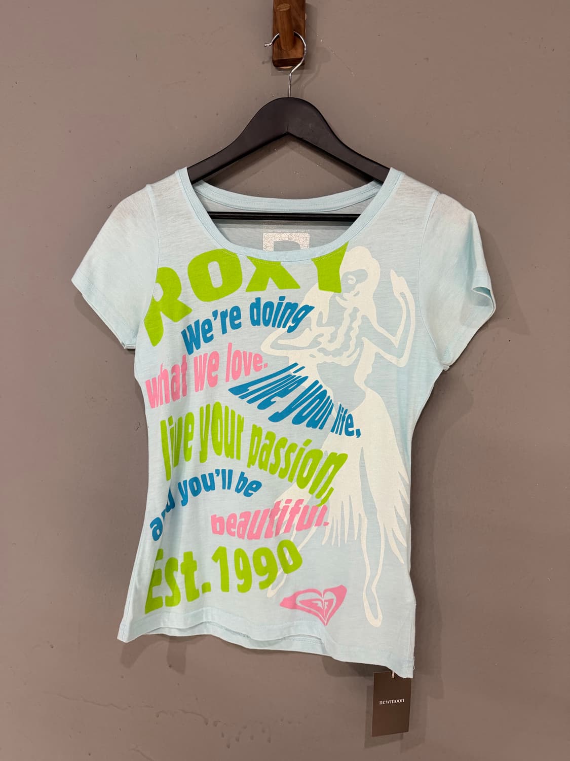Roxy kitsch lettering detail tee  상품이미지5