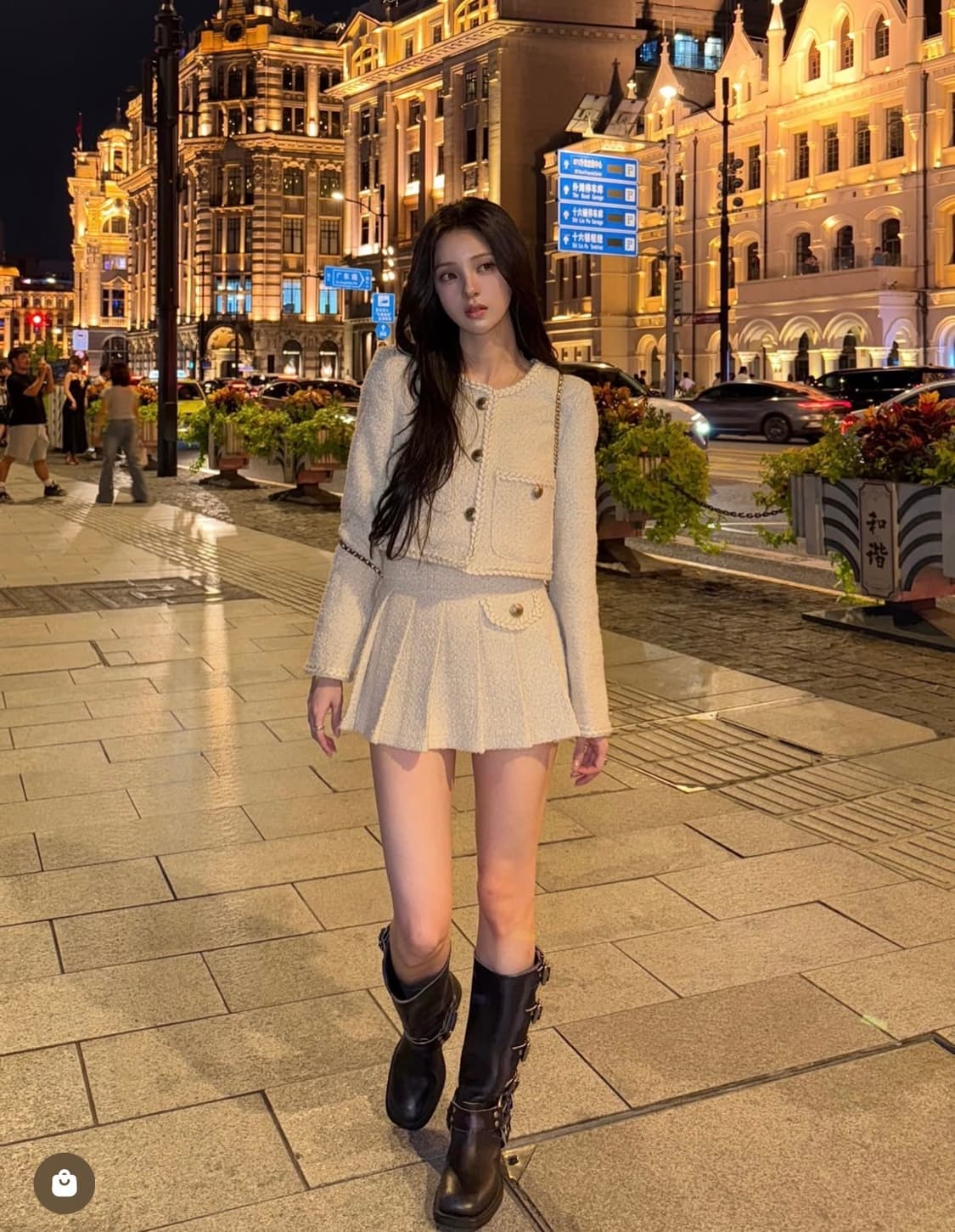 카키포인트 트위드 셋업 상품이미지3