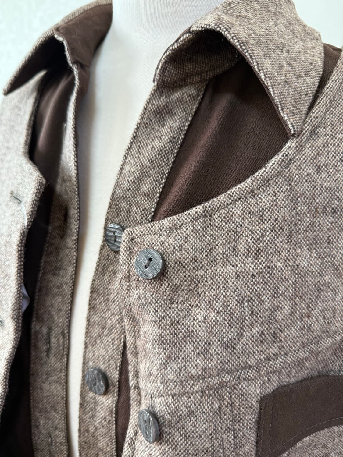 빈티지 셔츠 베스트 셋업 상품이미지3