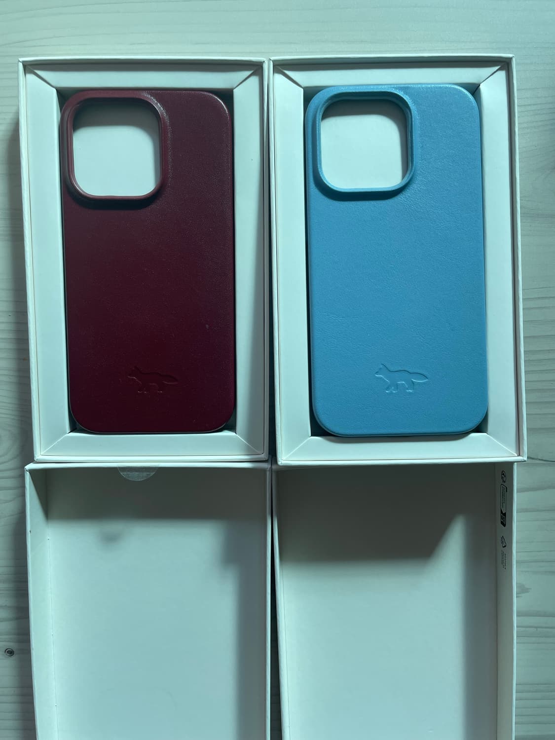 메종키츠네 아이폰14pro 케이스, 맥세이프 지갑 상품이미지2