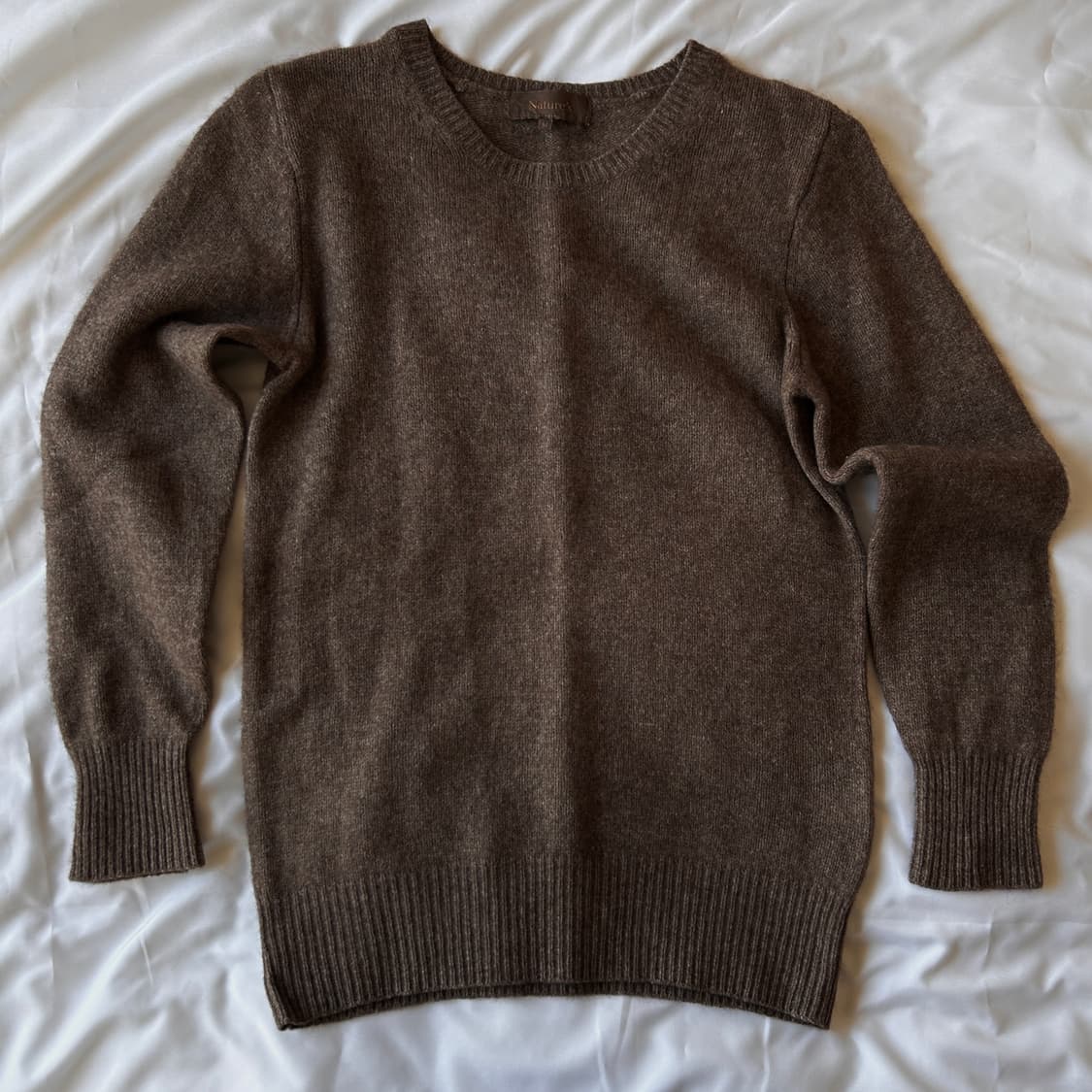 빈티지 울 브라운 니트 상품이미지4