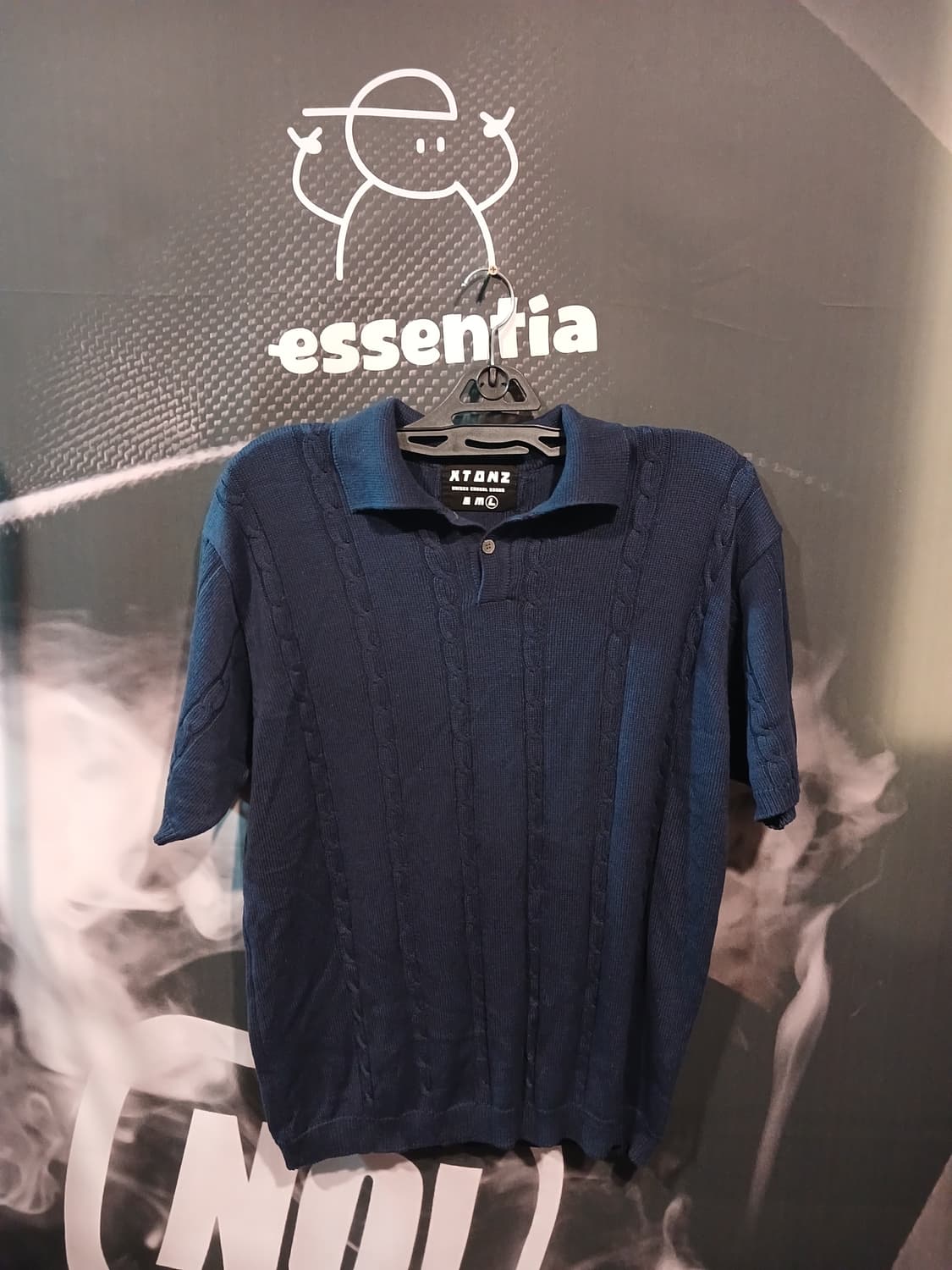 엑스톤즈 꽈배기 니트 상품이미지1