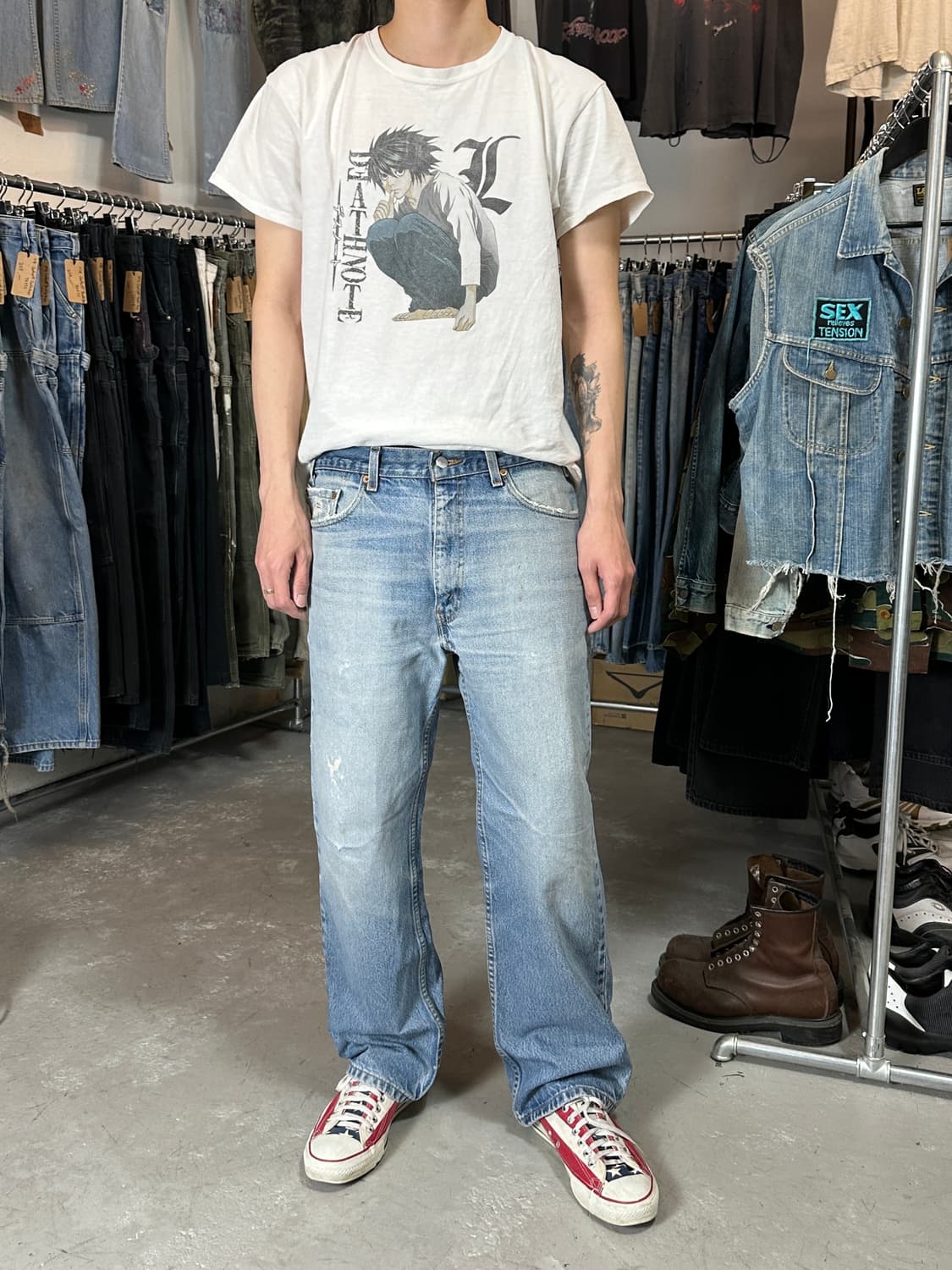 90's USA Made 빈티지 리바이스 517 부츠컷 상품이미지2