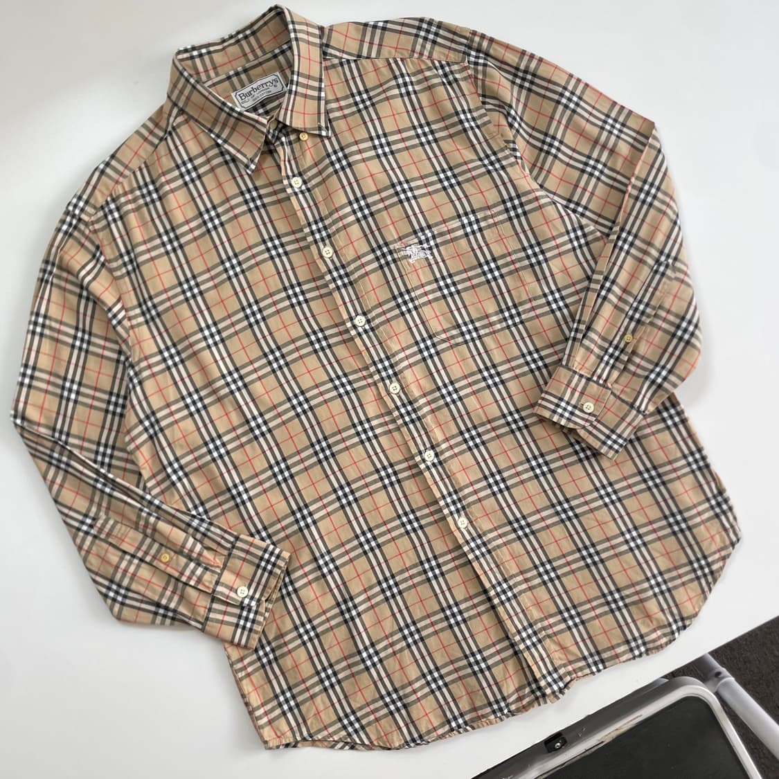 Burberry  버버리 노바체크 자수 셔츠 상품이미지2