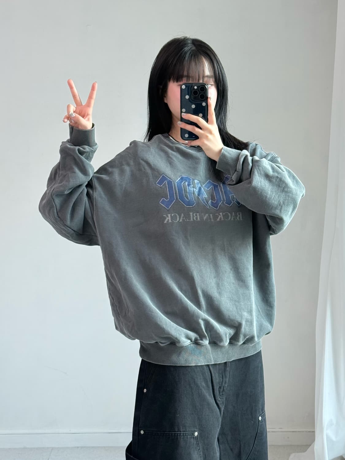 ACDC 피그먼트 맨투맨 상품이미지3