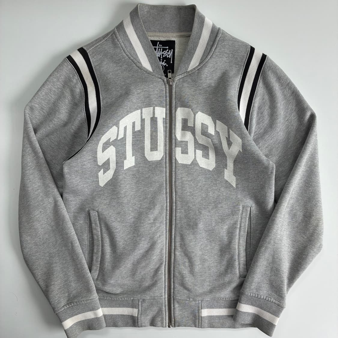 Stussy 스투시 00‘s stussy 아치 코튼 바시티 자켓 상품이미지1