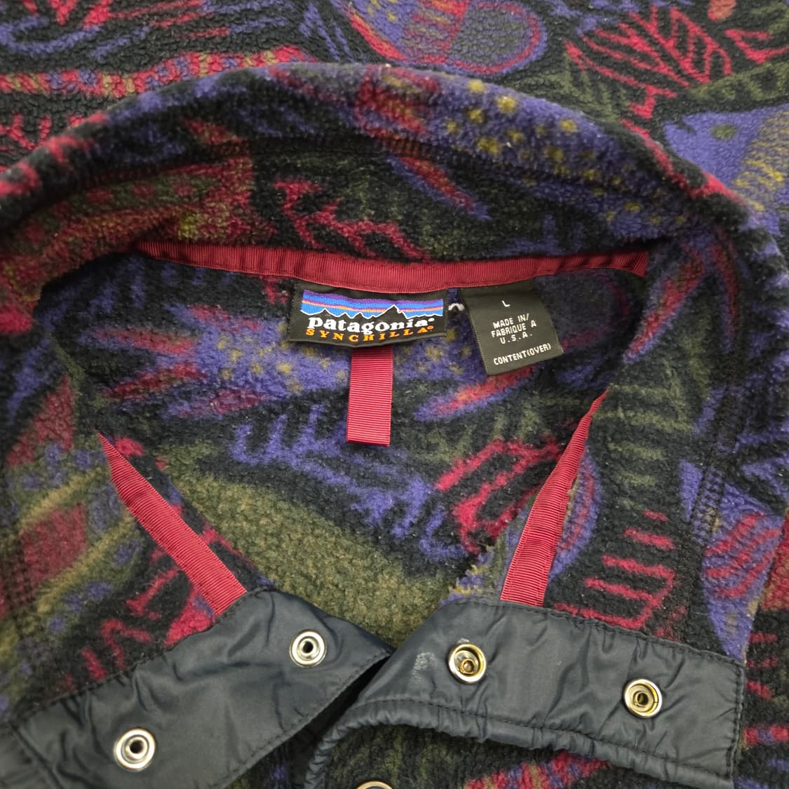 1996 파타고니아 신칠라 sea creatutes made in usa 상품이미지2