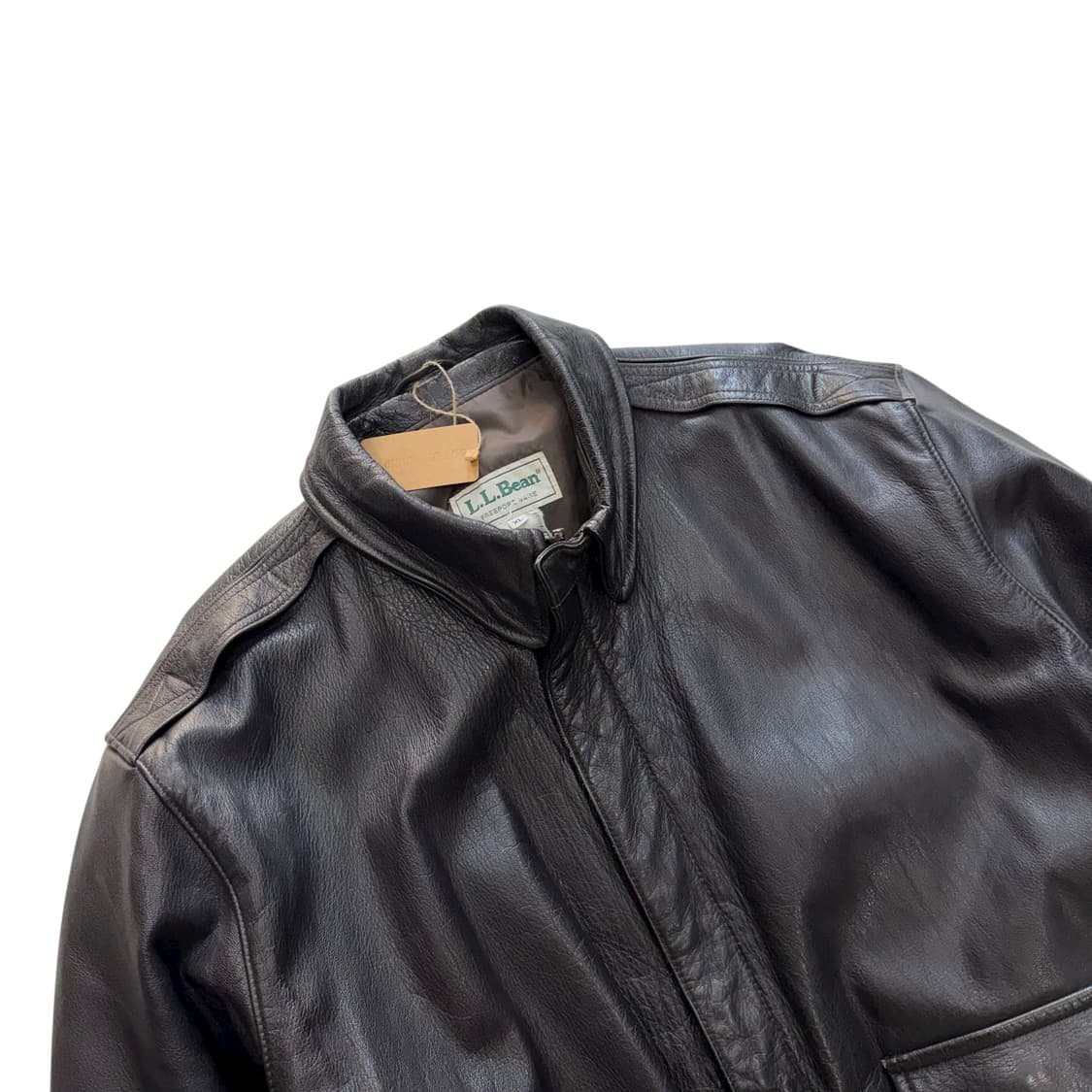 [110] 90's LL Bean A2 봄버 레더 자켓 상품이미지2