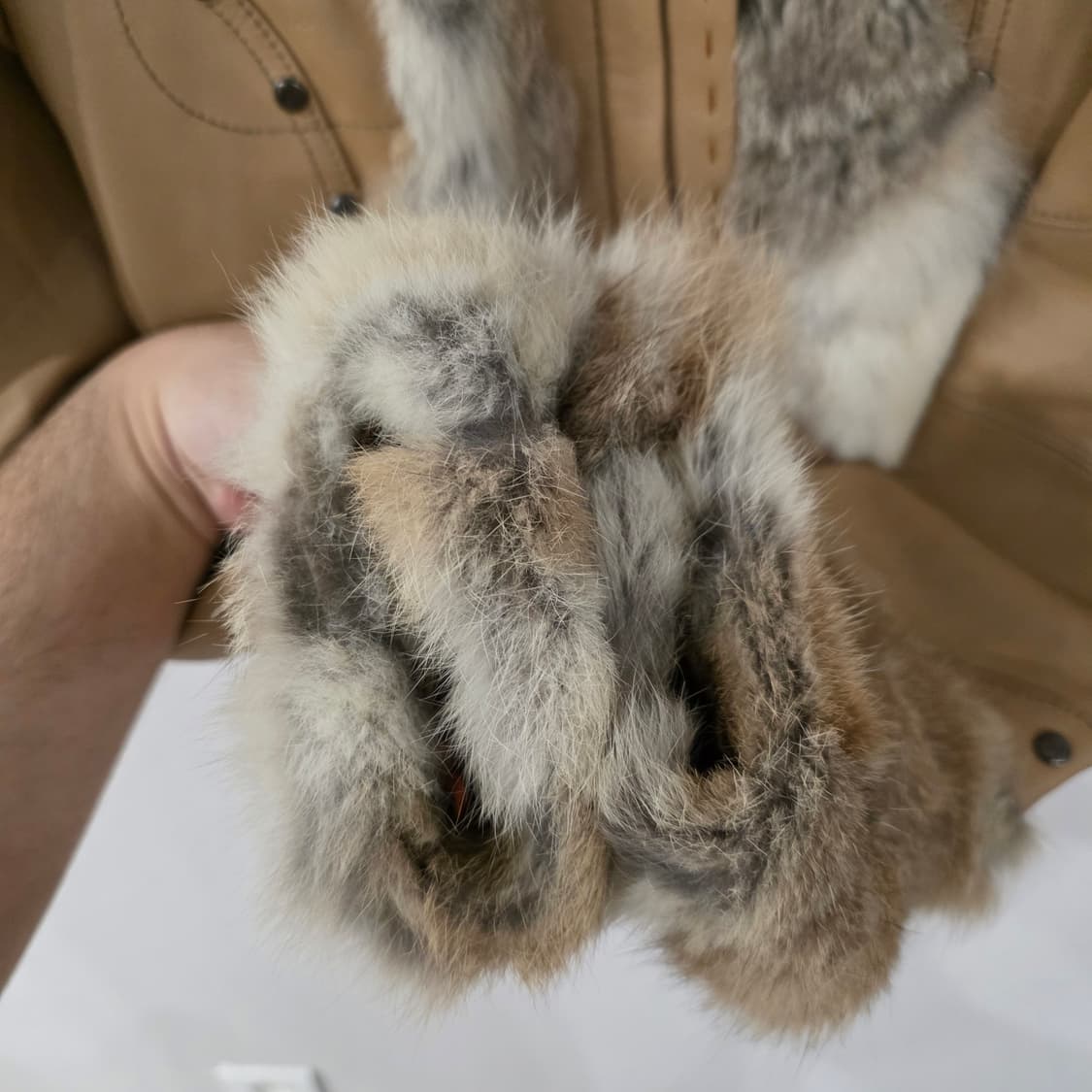 Ezili 에질리 폭스털 양가죽 자켓 44~55사이즈 상품이미지4