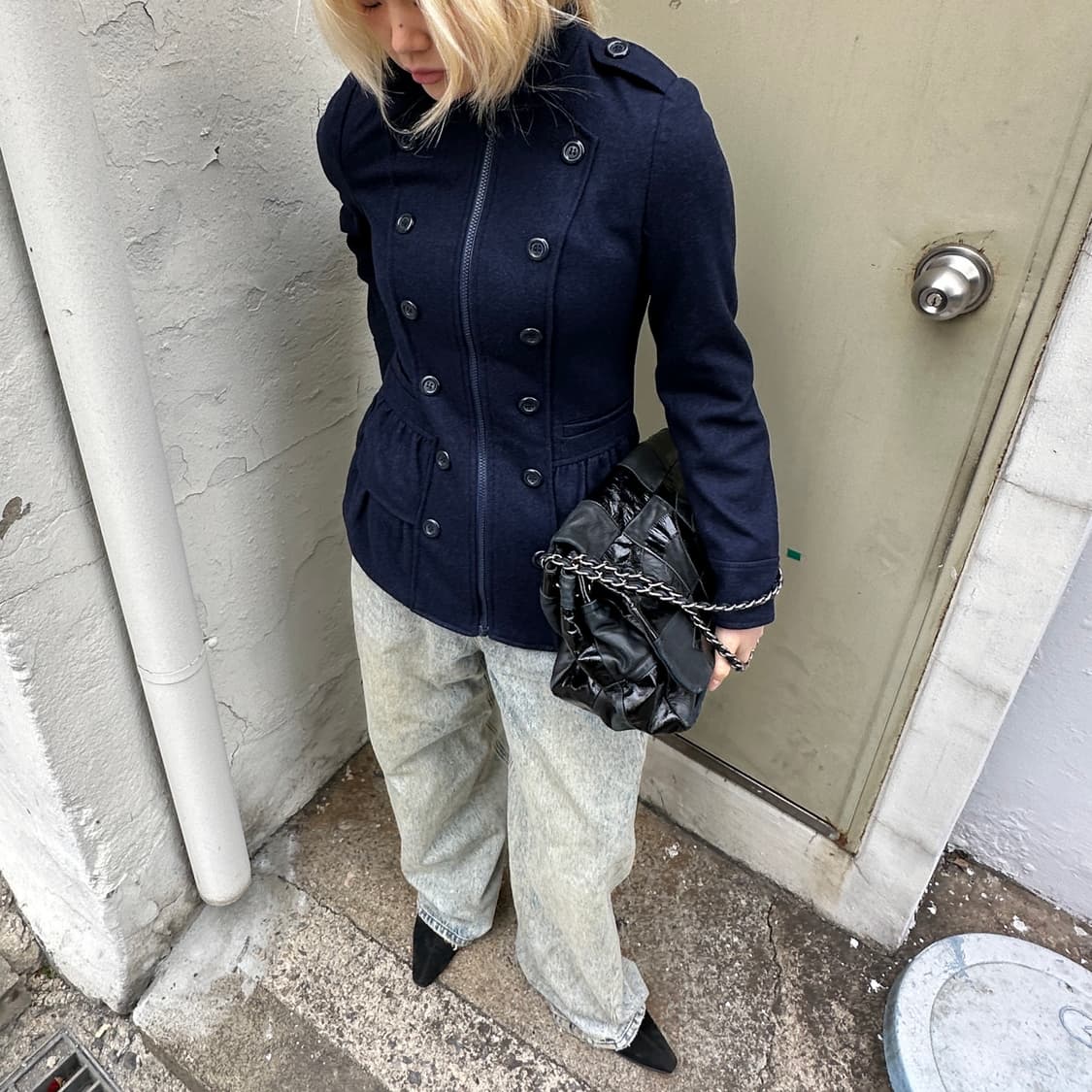 00s 빈티지 러플 나폴레옹 단주 자켓 상품이미지9