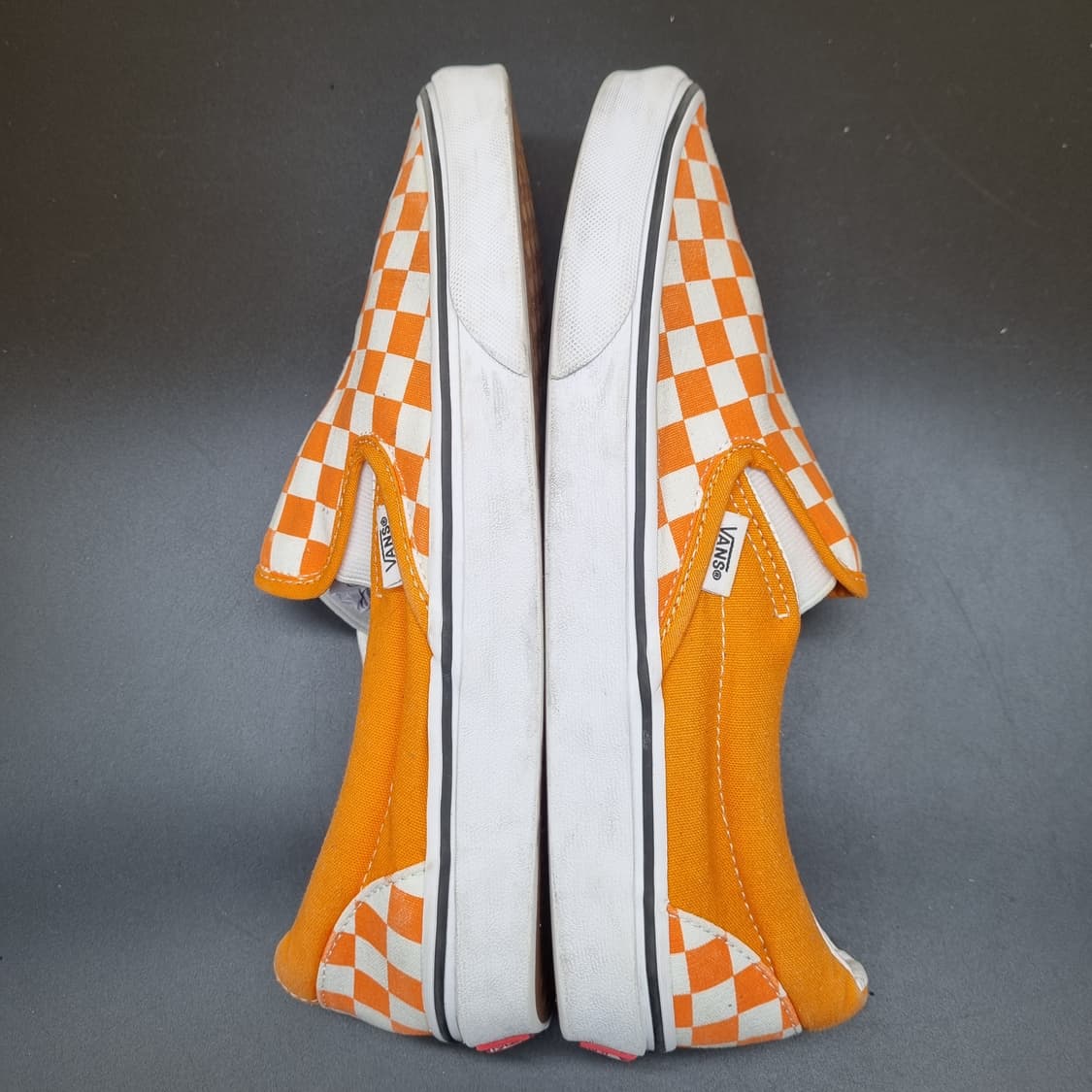 반스 체커보드 오렌지 남성슬립온270  상품이미지5