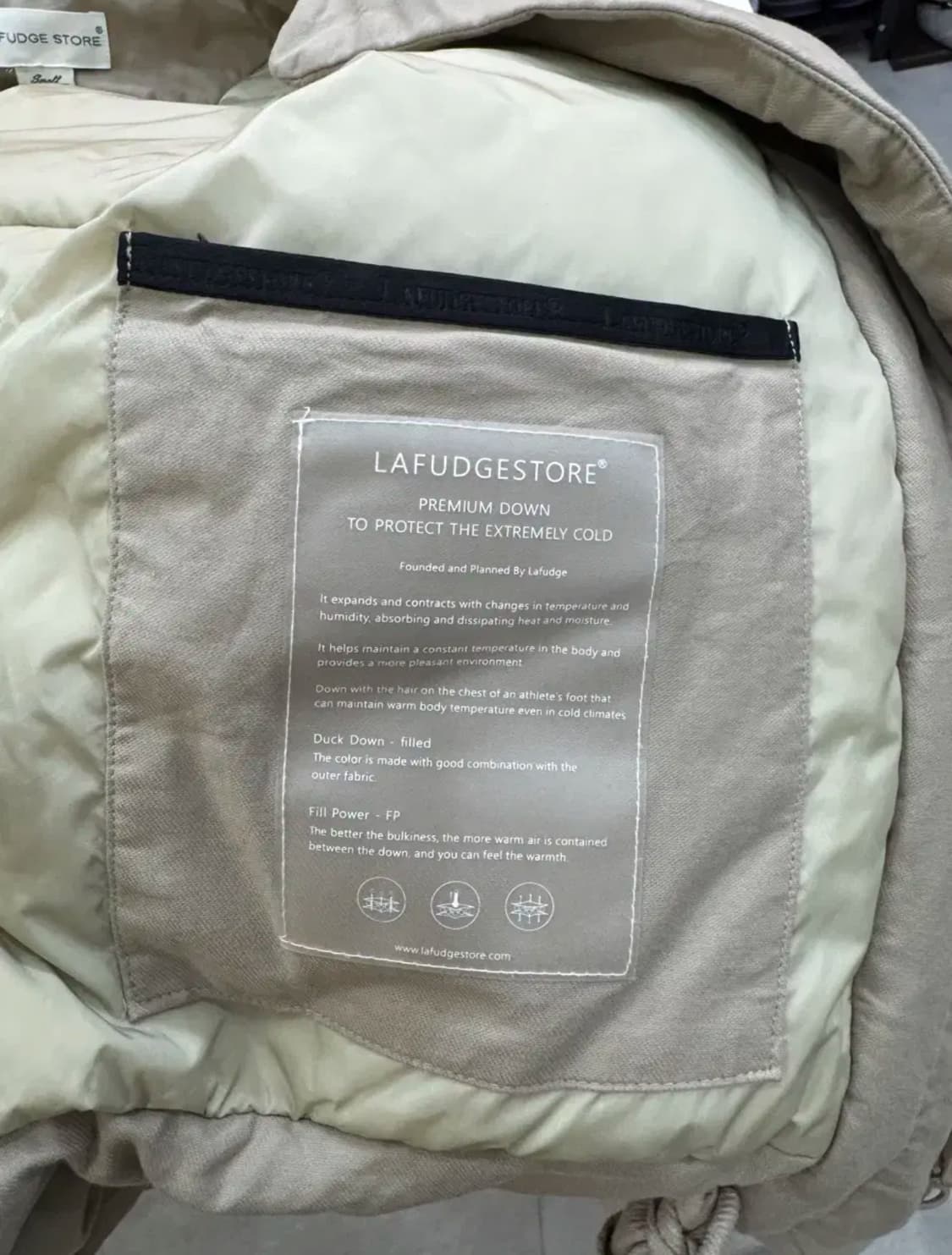 라퍼지스토어 덕다운 숏패딩 오버핏 점퍼 상품이미지7