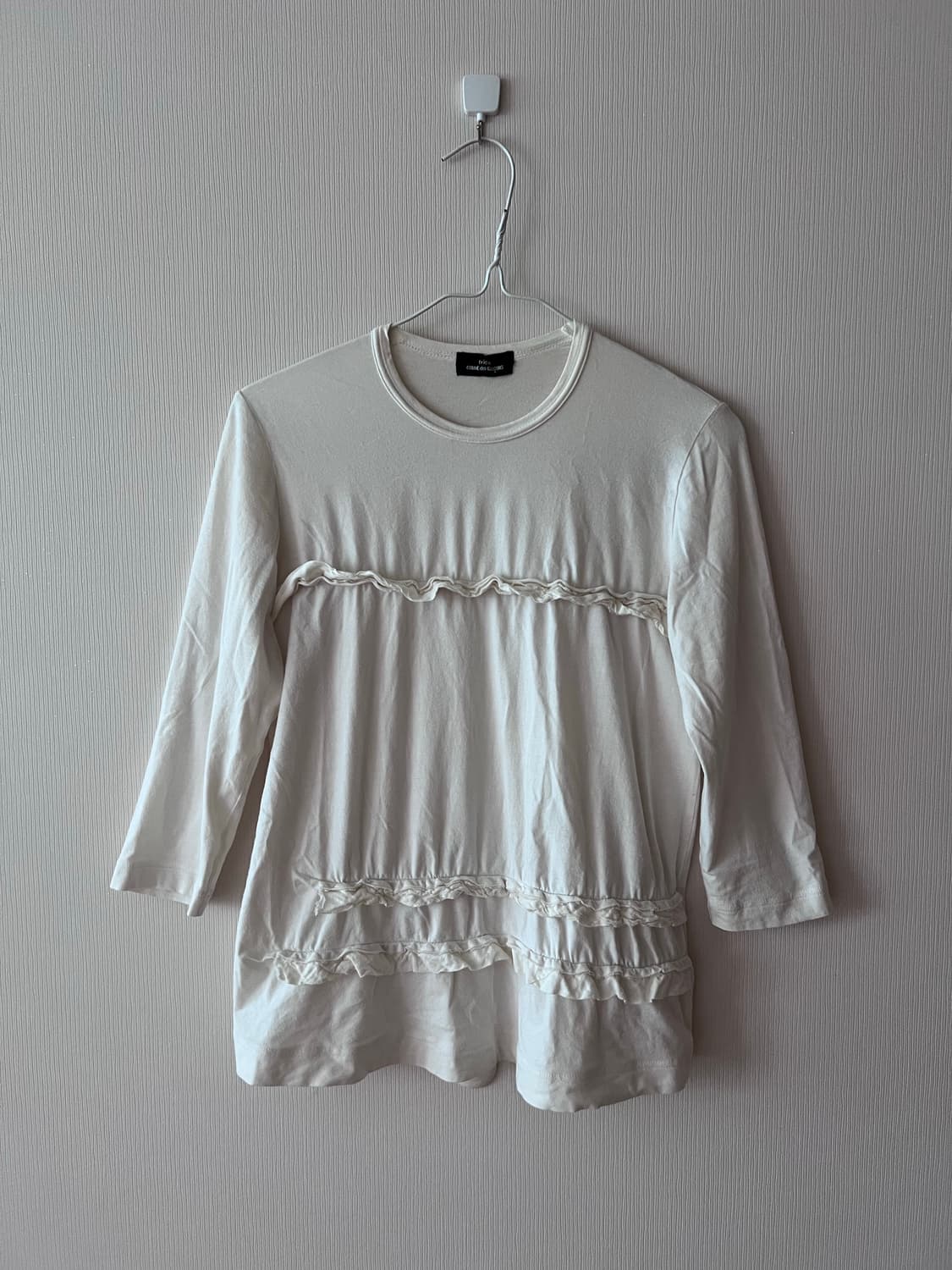 꼼데가르송 트리콧 티셔츠 상품이미지1