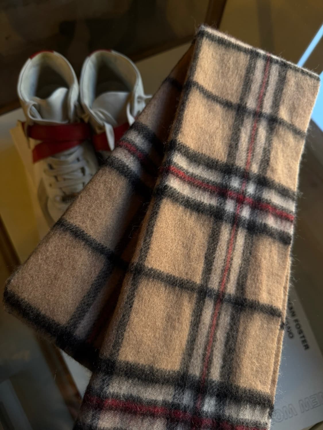 YUR TARTAN 램스울 머플러 상품이미지6