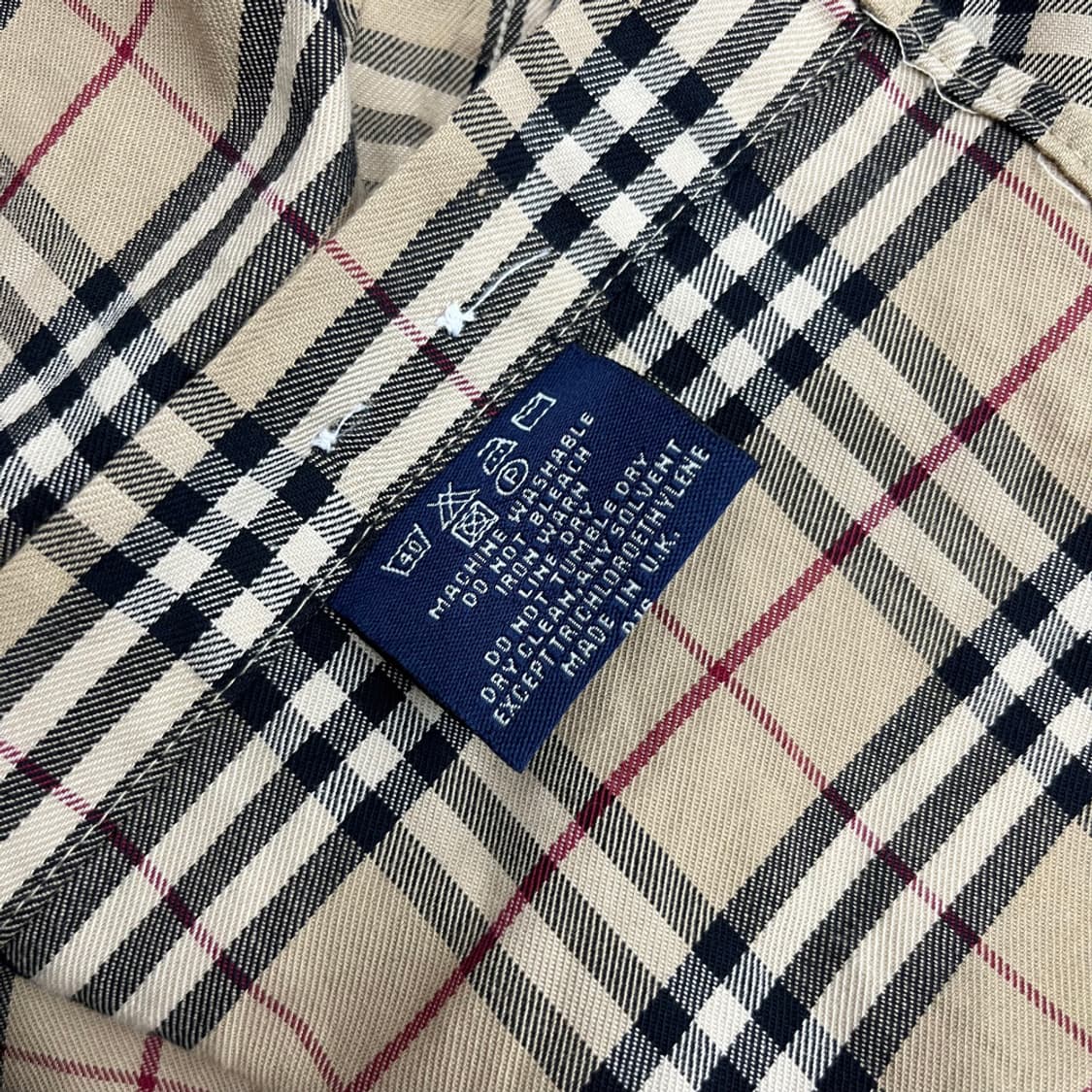 버버리 노바체크 셔츠 M 상품이미지6