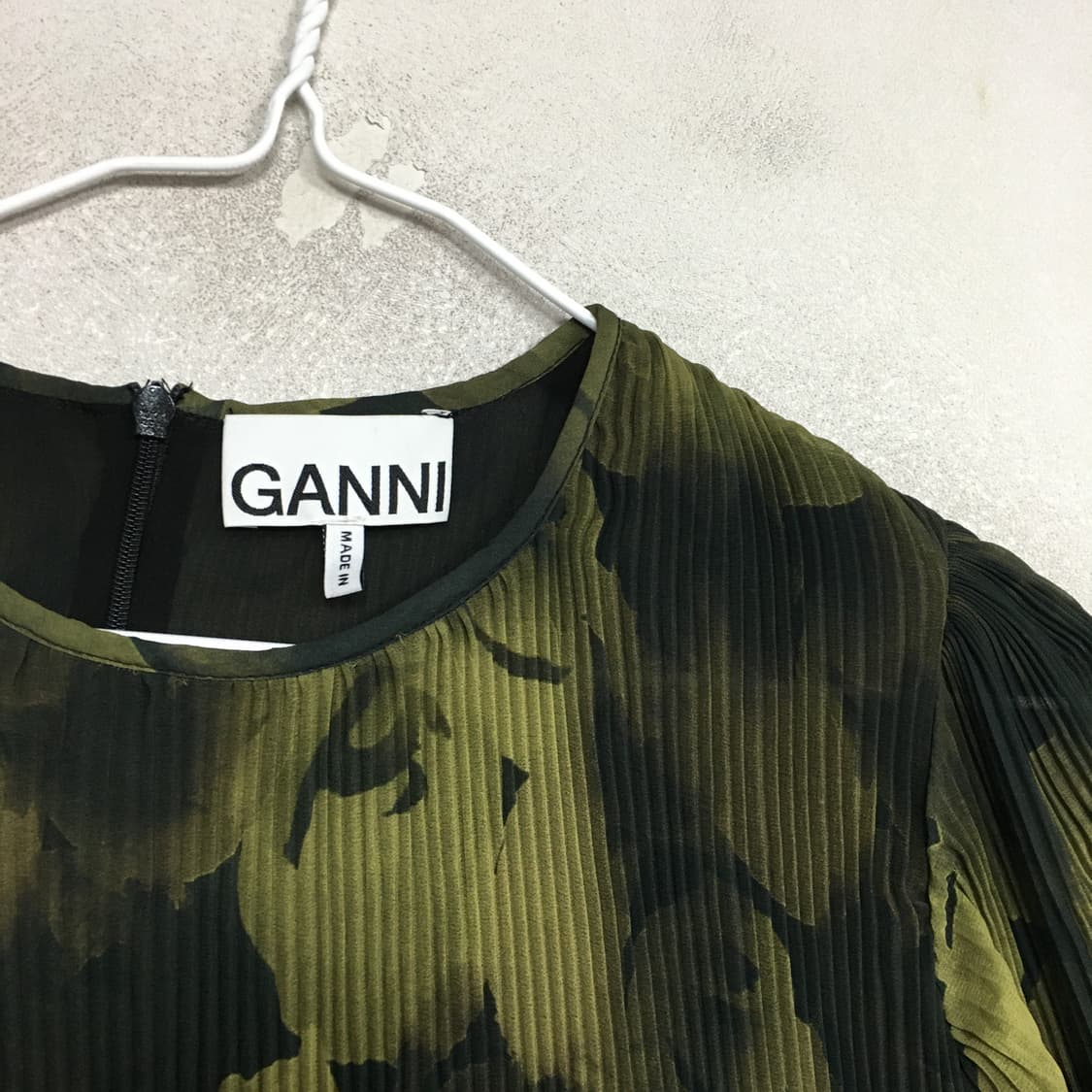 GANNI 가니 플리티드 블라우스 스커트 셋업 34 상품이미지3