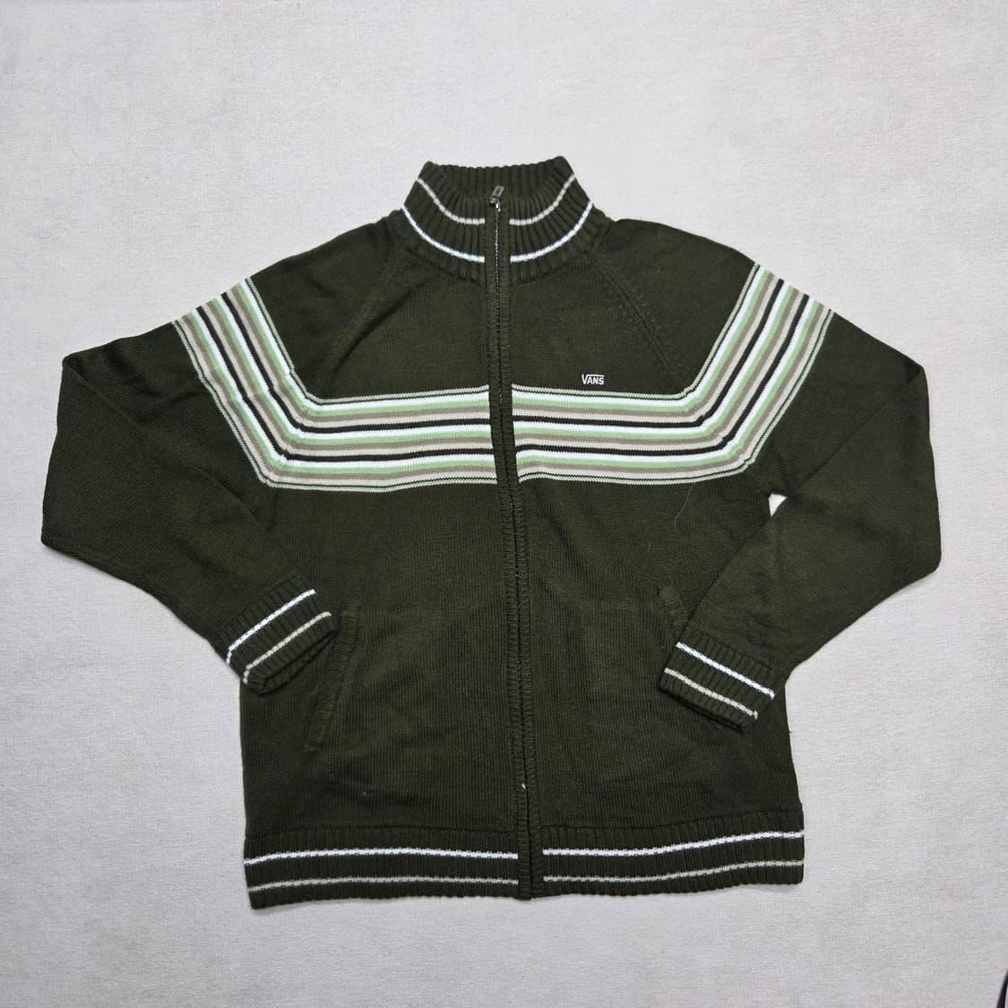 반스 니트 집업 상품이미지1