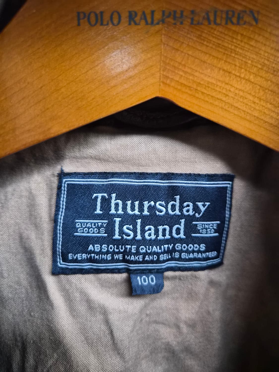 100) 써스데이 아일랜드 GOAT 스킨 레더 자켓 팝니다 상품이미지5