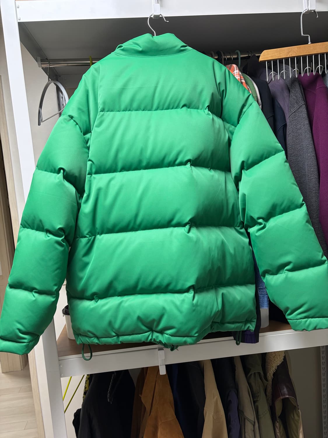 블랙아웃 어바인 파카 패딩 그린 L사이즈 팝니다 상품이미지2