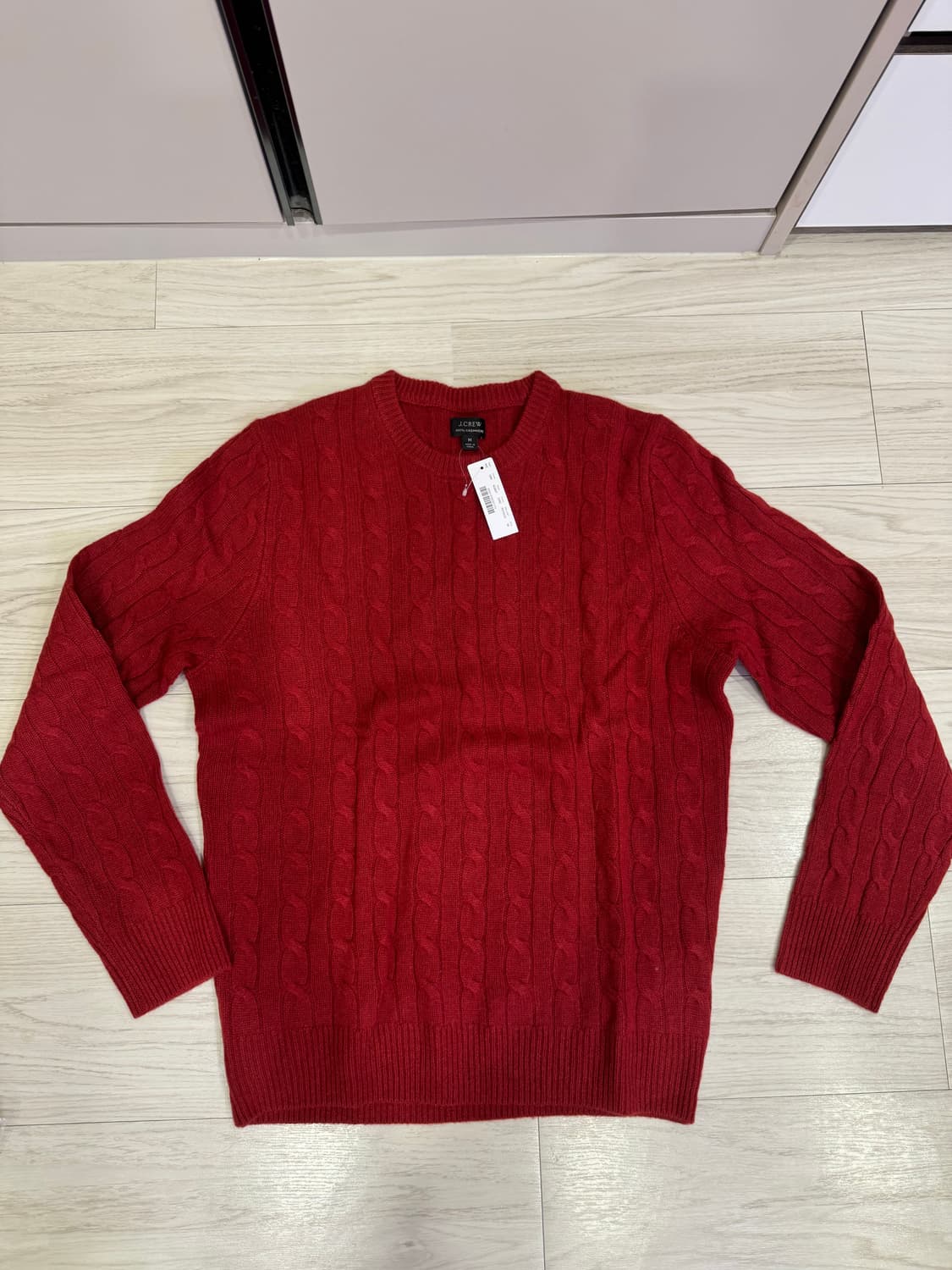 캐시미어 100% 케이블 니트 상품이미지2