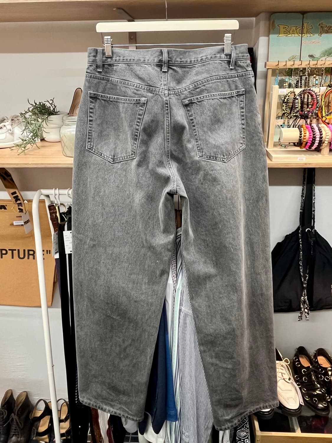 [34~35] 디스이즈네버댓 릴렉스핏 그레이 데님진 L 상품이미지3