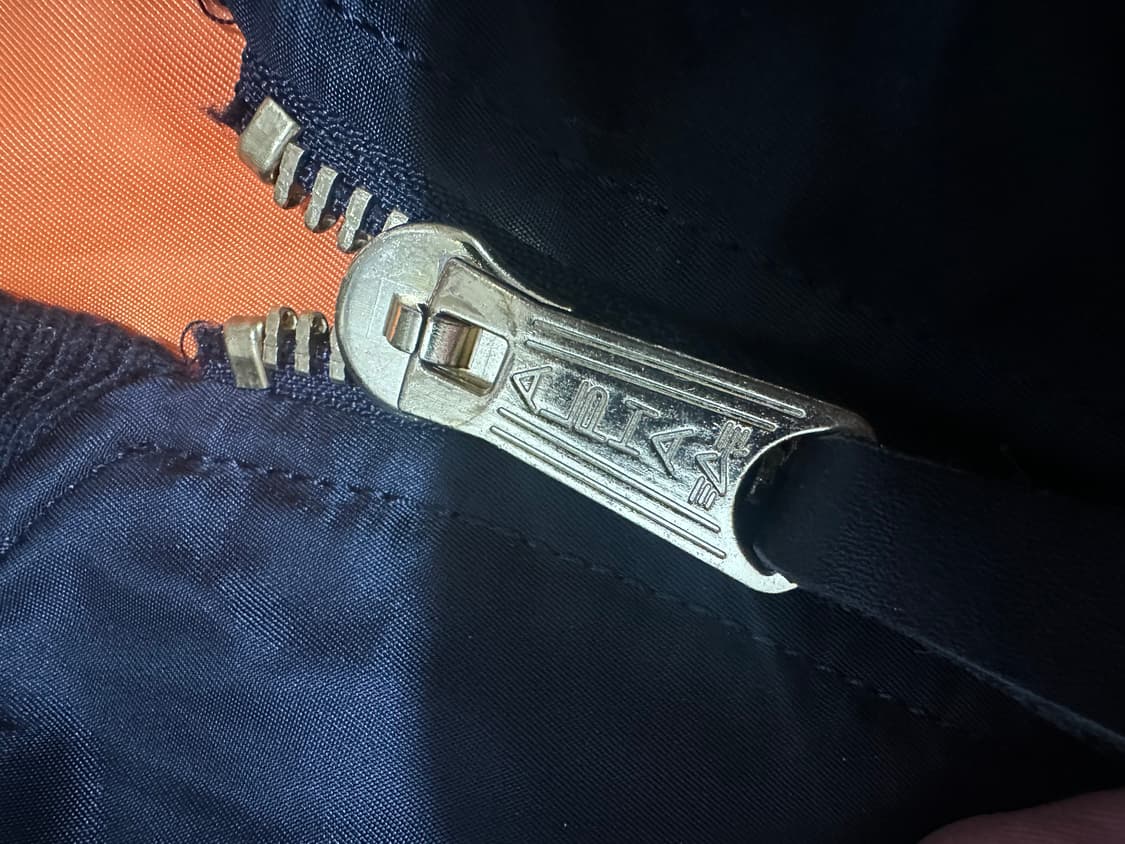 알파인더스트리 ma-1 블랙 자켓 M 상품이미지6