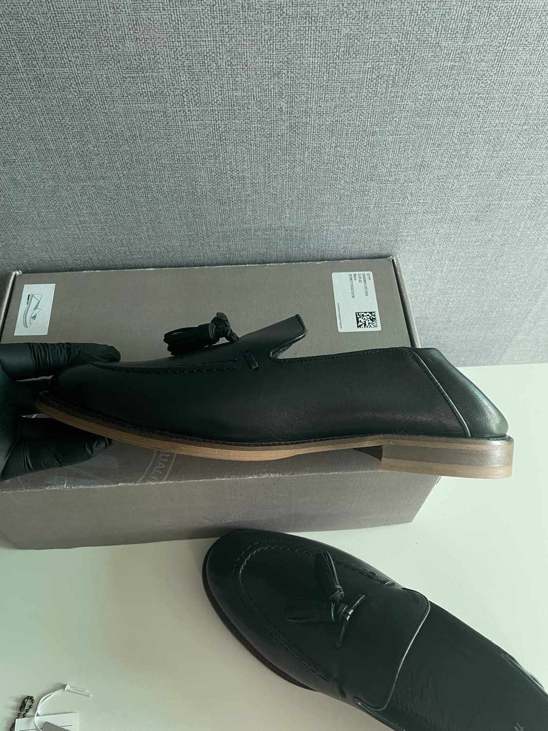 H&M 리얼레더 테슬로퍼 상품이미지5