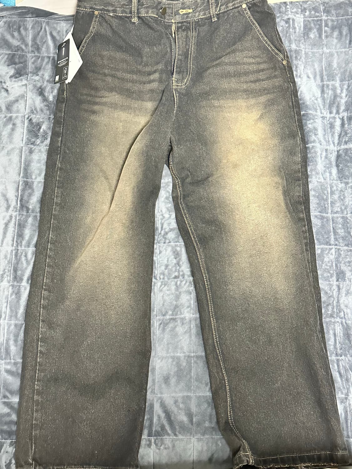 제멋 데저트 워싱 와이드 데님팬츠 새상품 상품이미지1