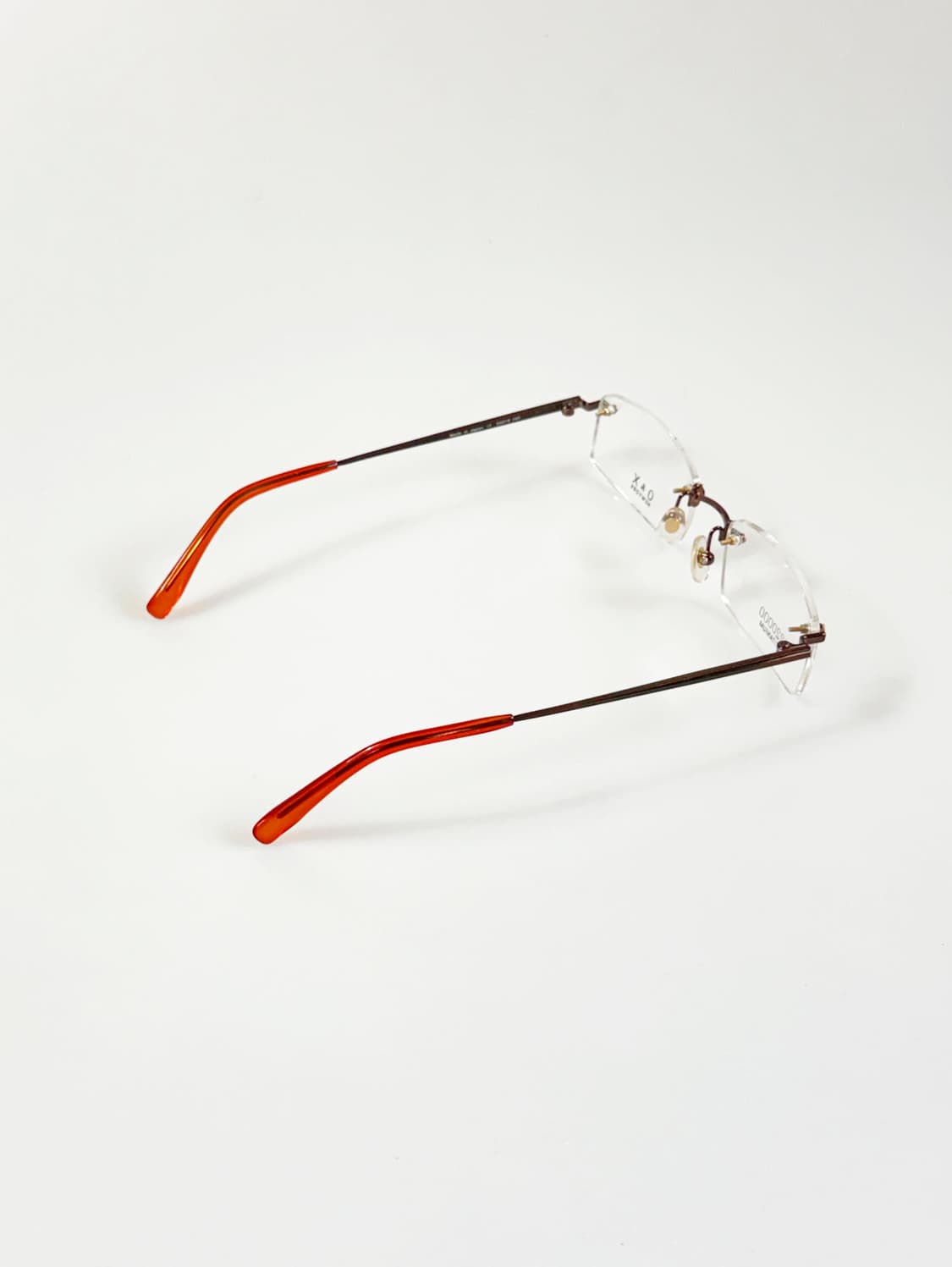 O&X NEWYORK 티타늄 무테 스퀘어 빈티지 안경 상품이미지4