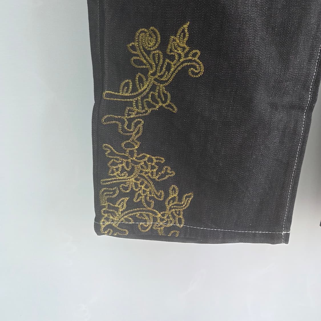 [COOGI] 쿠지 자수 와이드 데님팬츠 38 상품이미지4