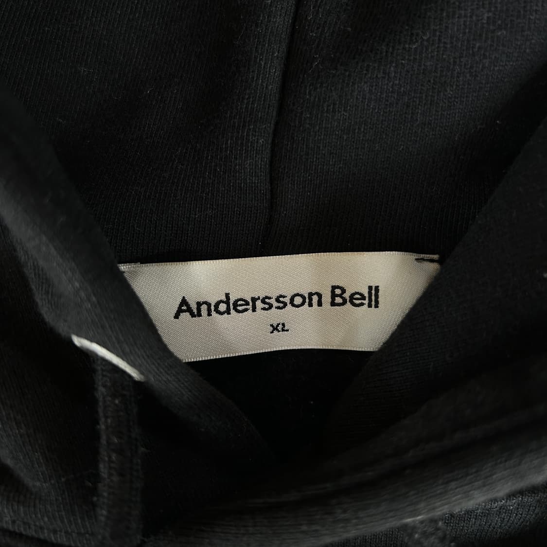 엔더슨벨 후드티 블랙 XL 상품이미지3