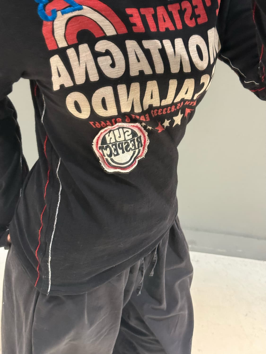 lettering detail long sleeve 상품이미지3