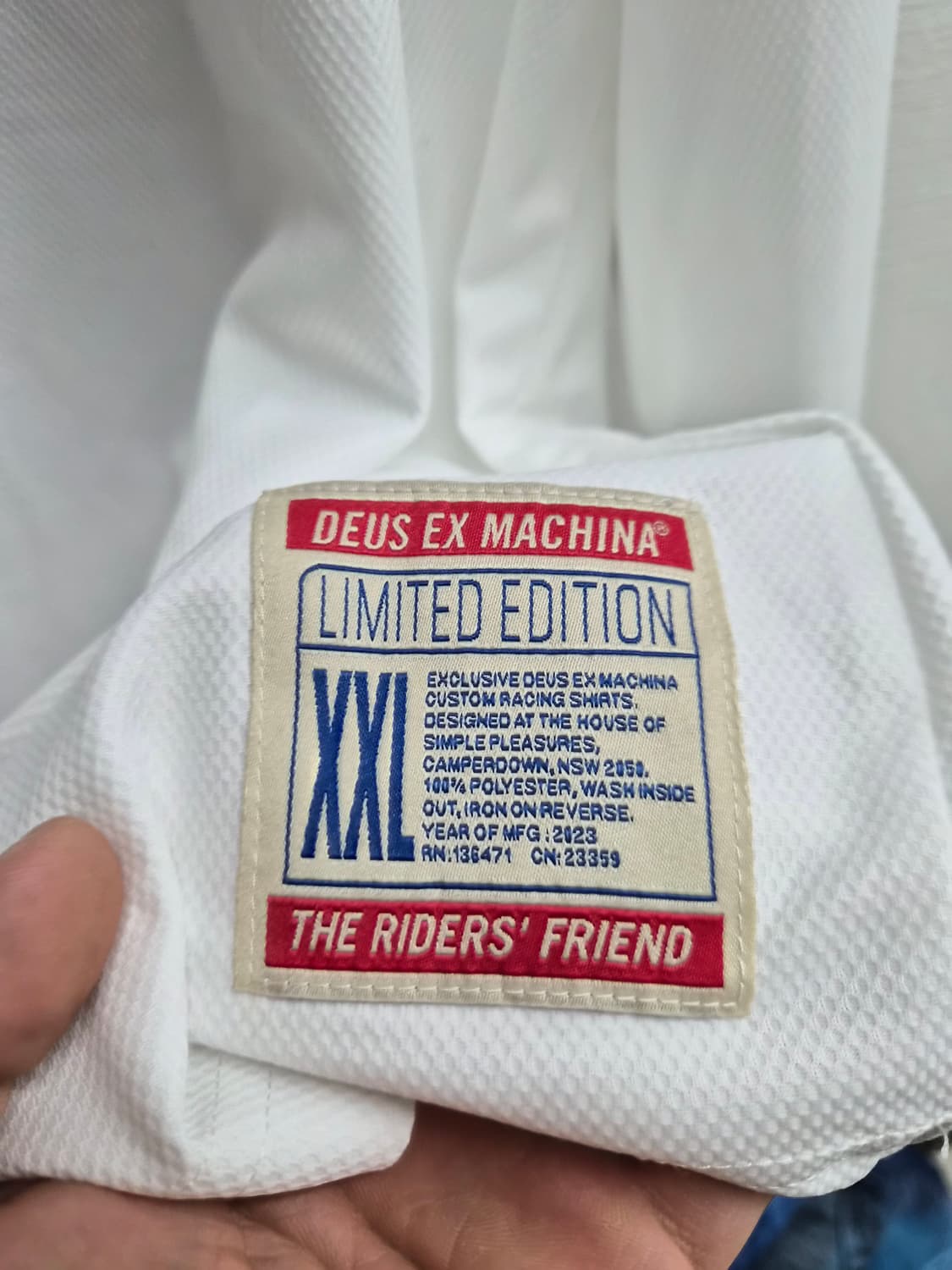 XXL) DEUS 데우스 서울한정 모터 져지 팝니다 상품이미지4