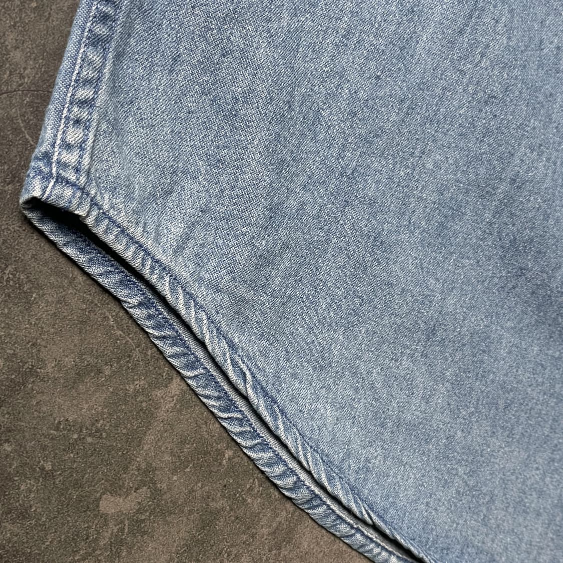 SOUTH BAY 사우스베이 빈티지 패치포켓 코튼 데님셔츠 상품이미지8