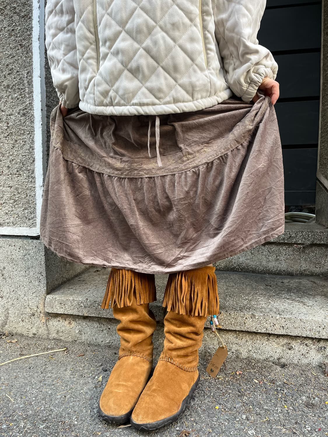 Nike 히피 보헤미안 롱 부츠 상품이미지2