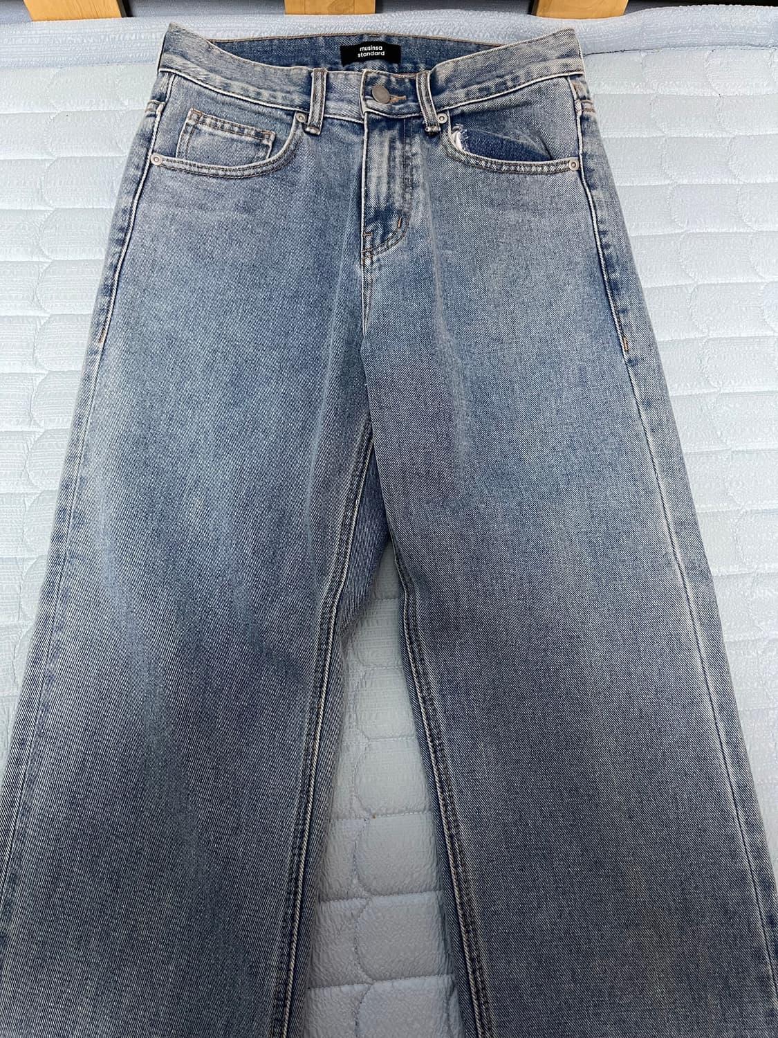 무탠다드 스트레이트 데님 팬츠 상품이미지1