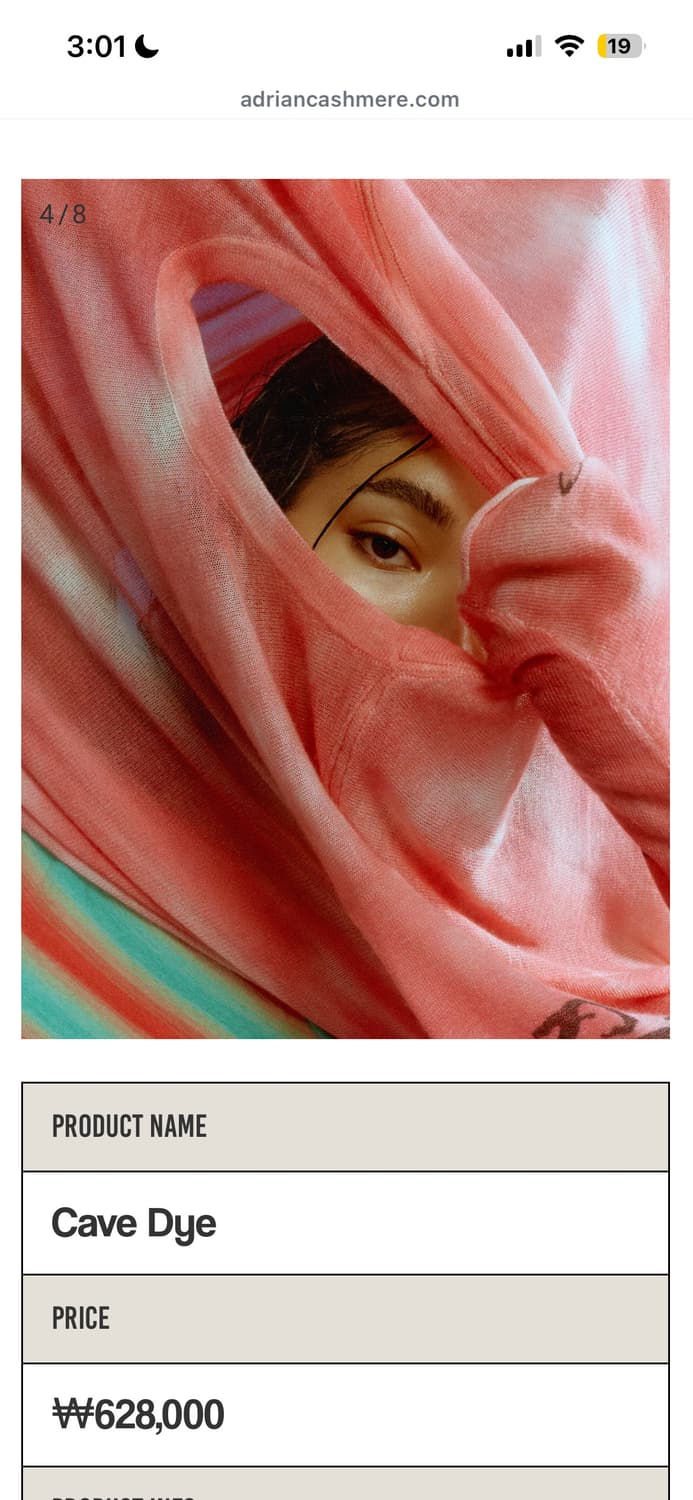 Adrian cashmere 롱슬리브 상품이미지3