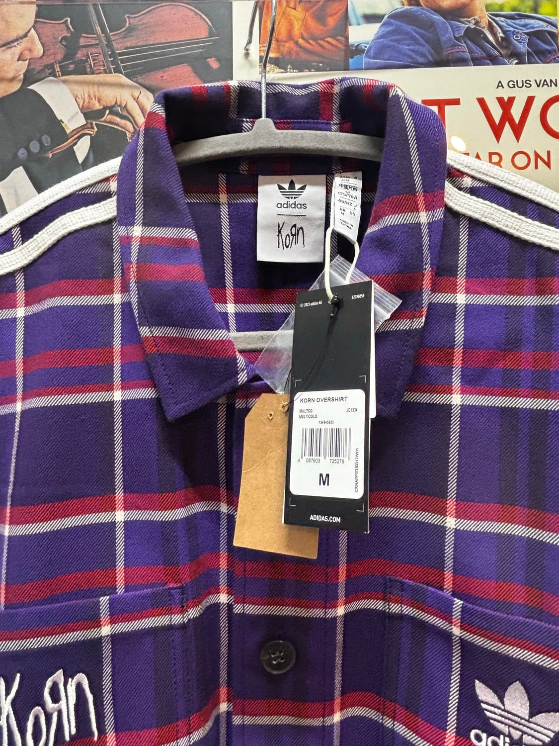 아디다스X KORN 오버셔츠 /새상품  상품이미지5