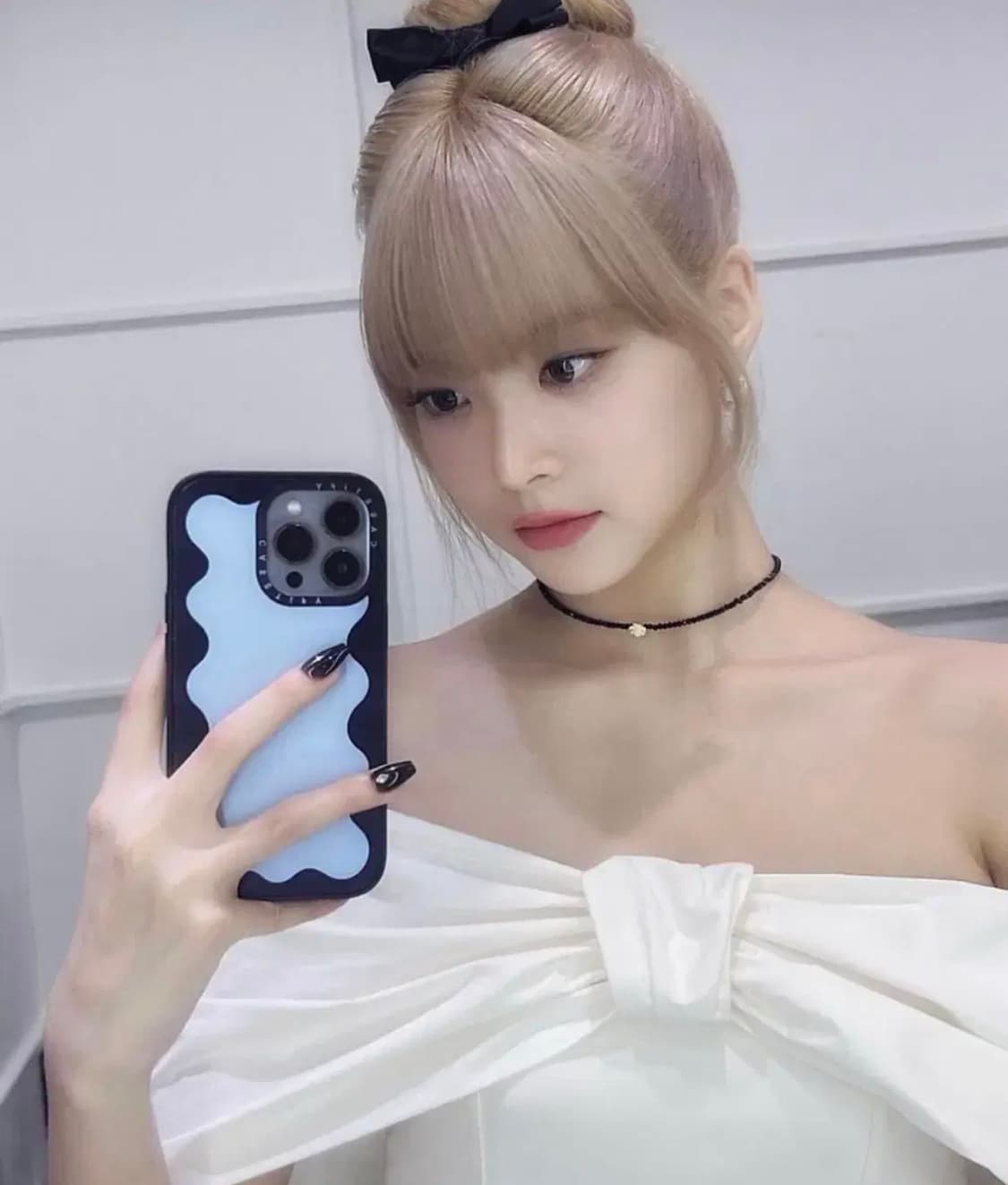 더티스 오프숄더 리본 원피스 상품이미지2