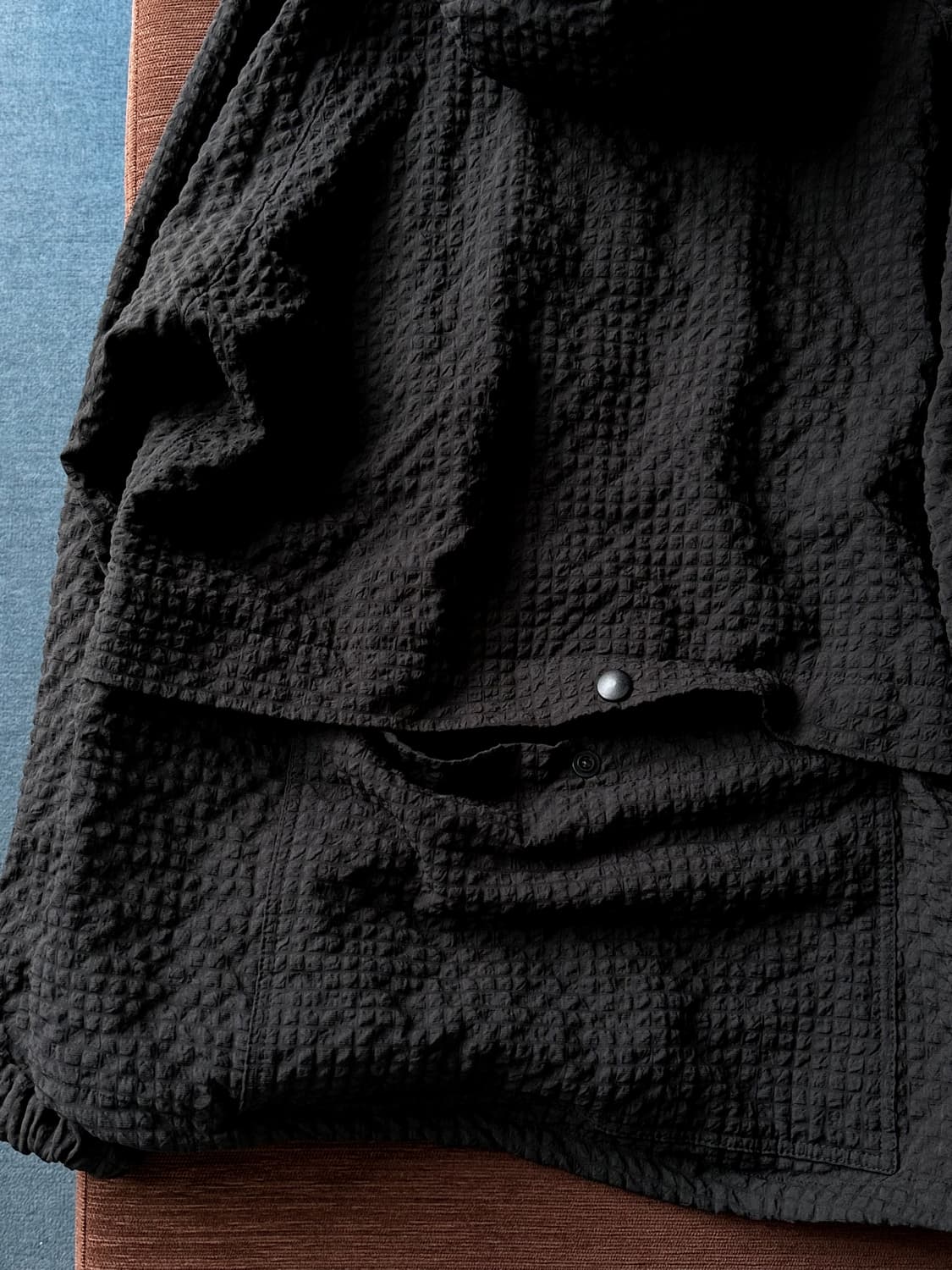 Design volume fabric zip easy parka 상품이미지7