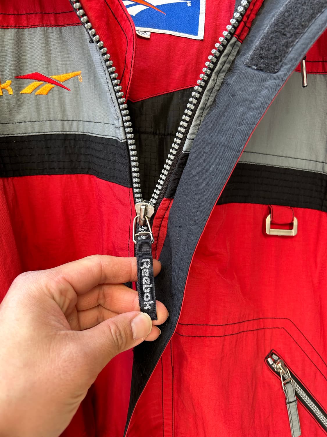 90s  한국리복  빈티지 오버사이즈 윈드브레이커 스노보드   파카 10 상품이미지7