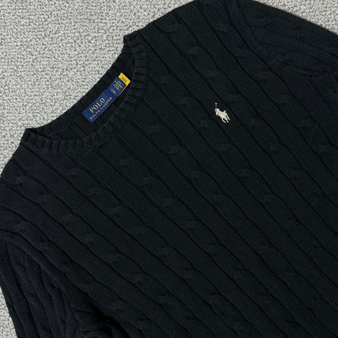 [정품 QR] 폴로 랄프로렌 꽈배기 니트 여성용 S 상품이미지2