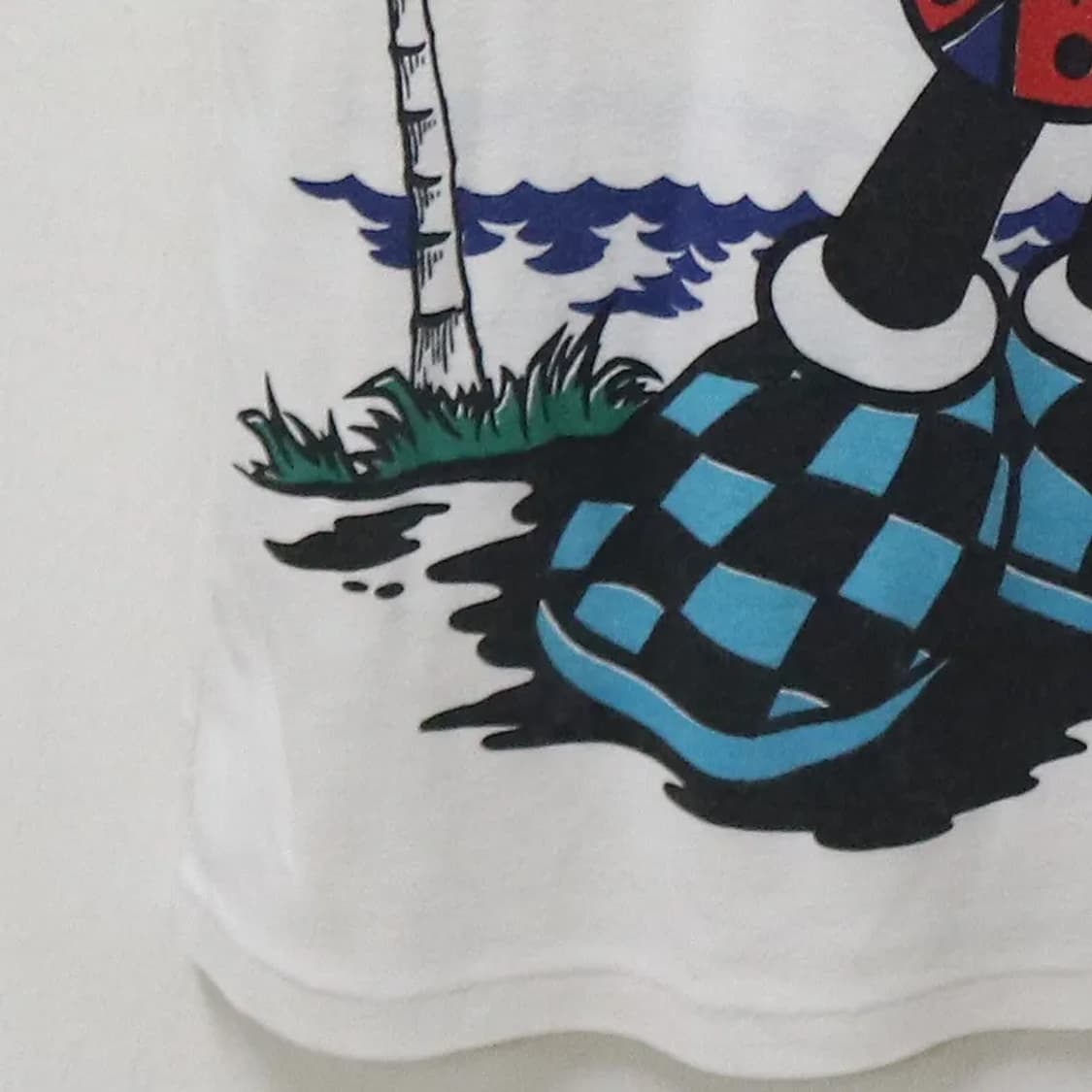 90'S 미키 프린팅 반소매 원피스 65875 상품이미지6