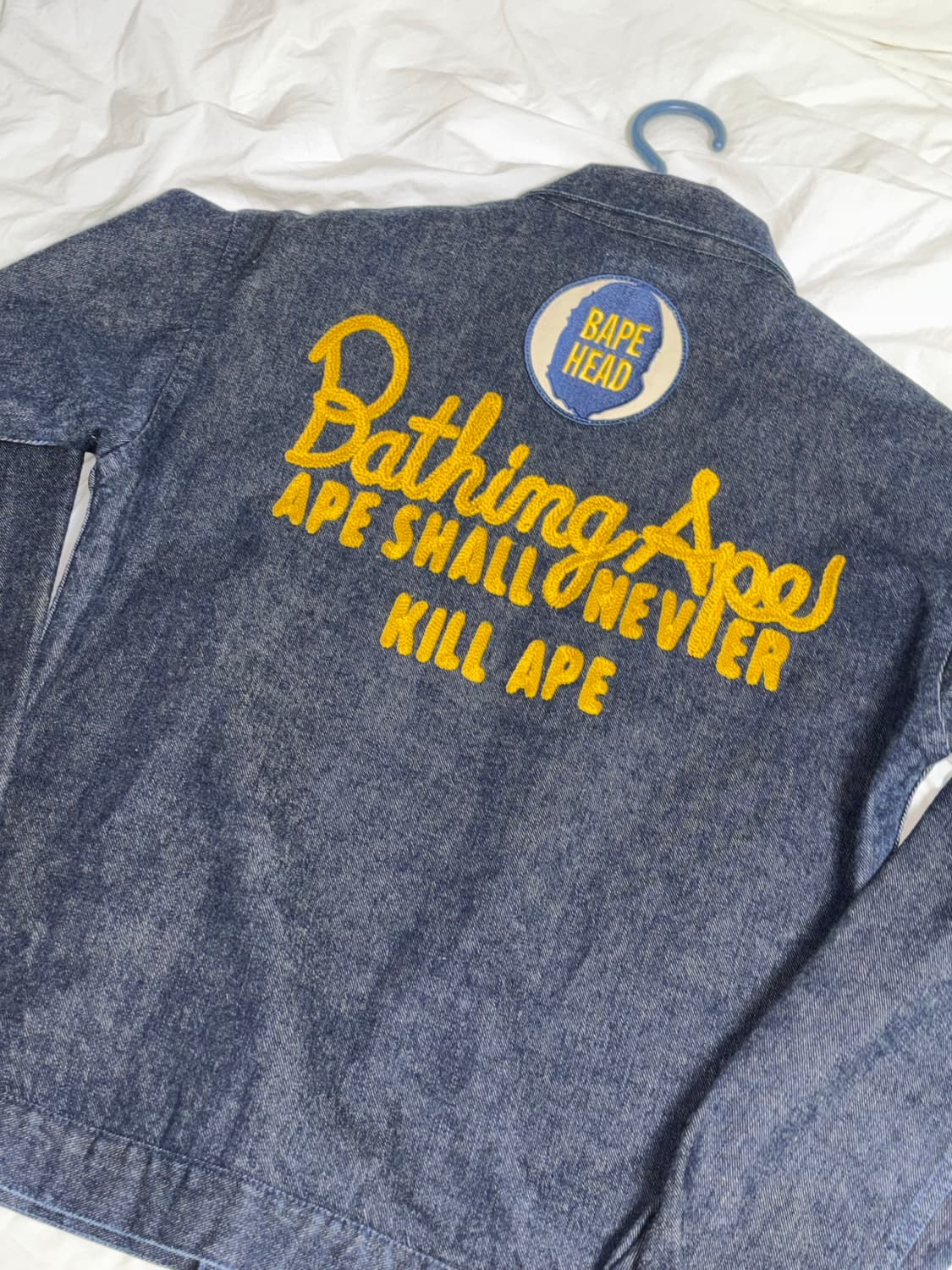 90‘s 올드 베이프 데님 집업 자켓 상품이미지2