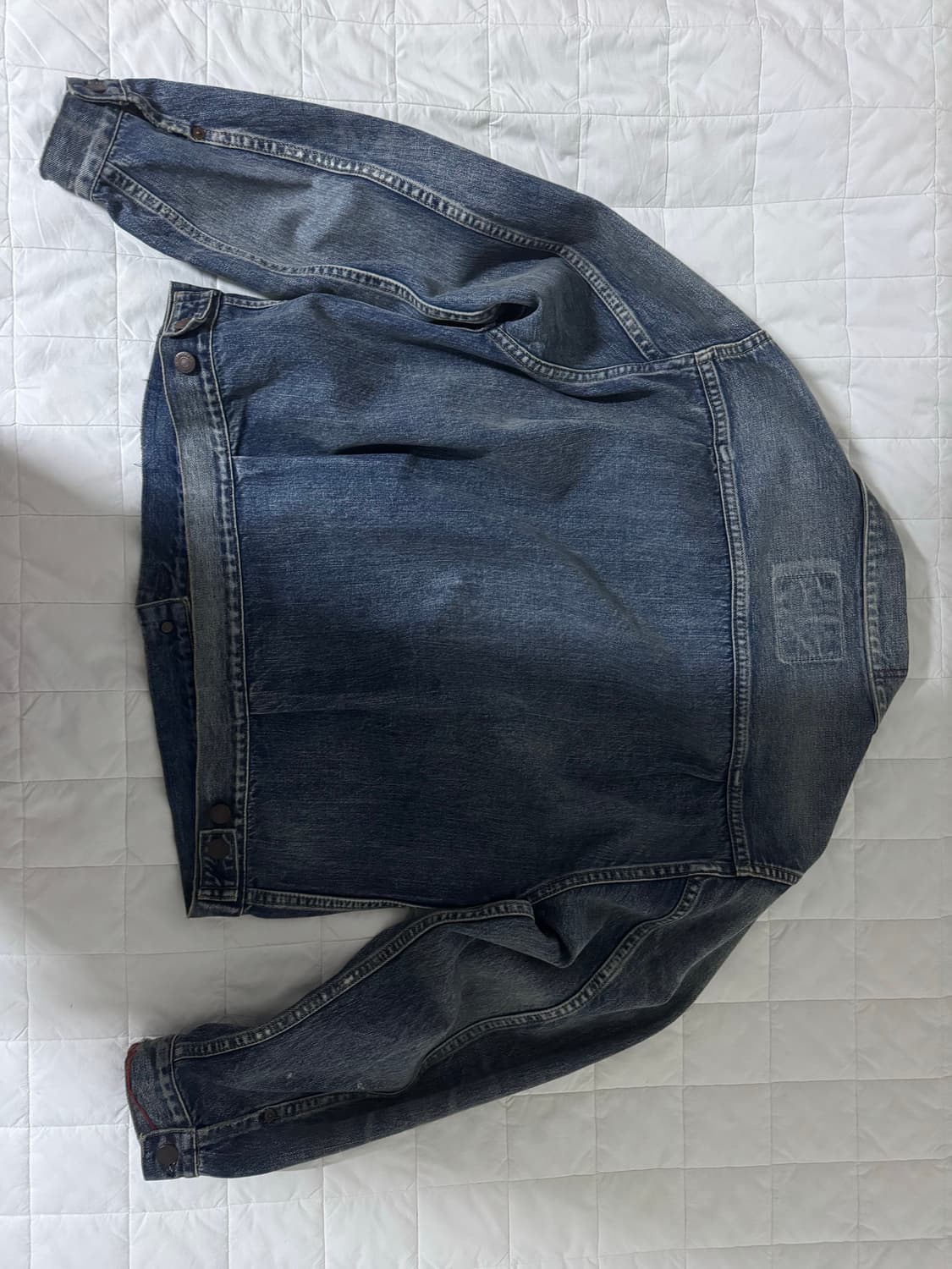 아나크로놈(ANACHRONORM) 데님 리메이크 자켓 상품이미지3