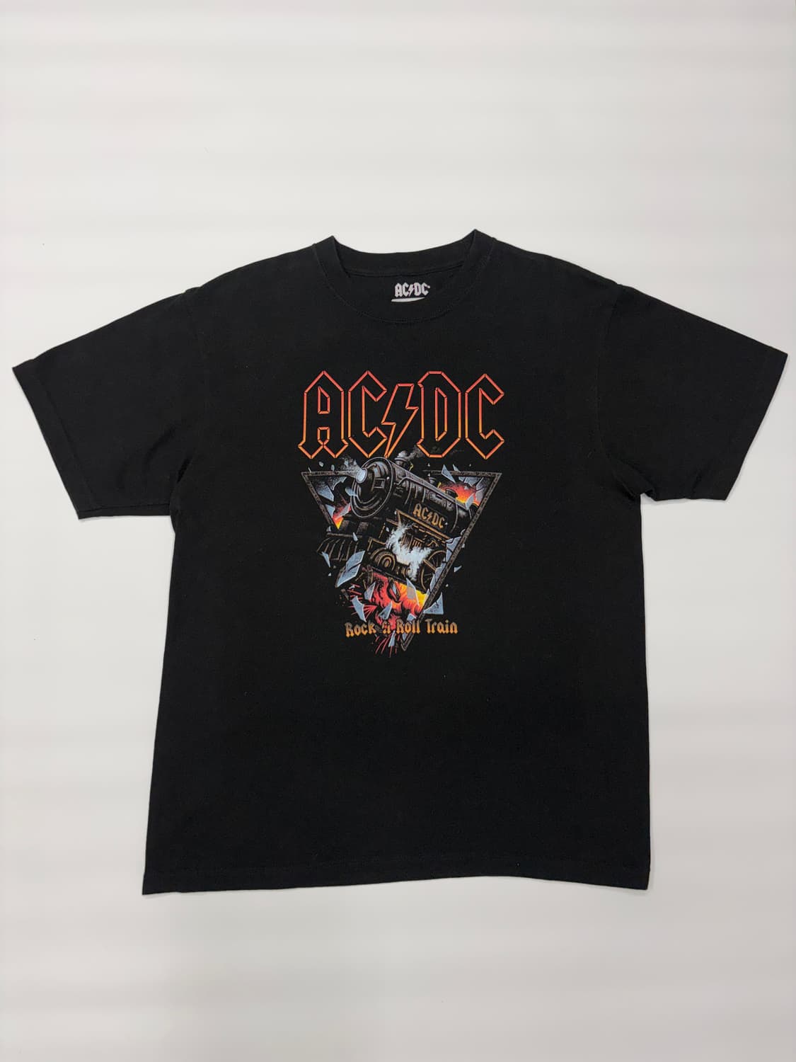 AC/CD ROCK N ROLL 빈티지 락밴드 반팔티 상품이미지1