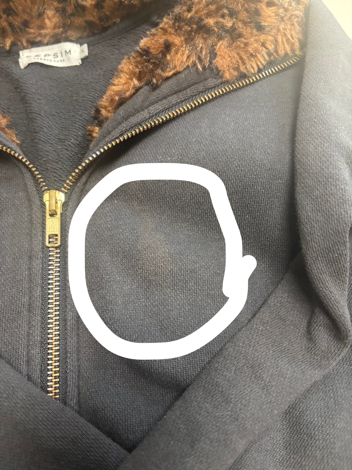 호피 후드집업 상품이미지2